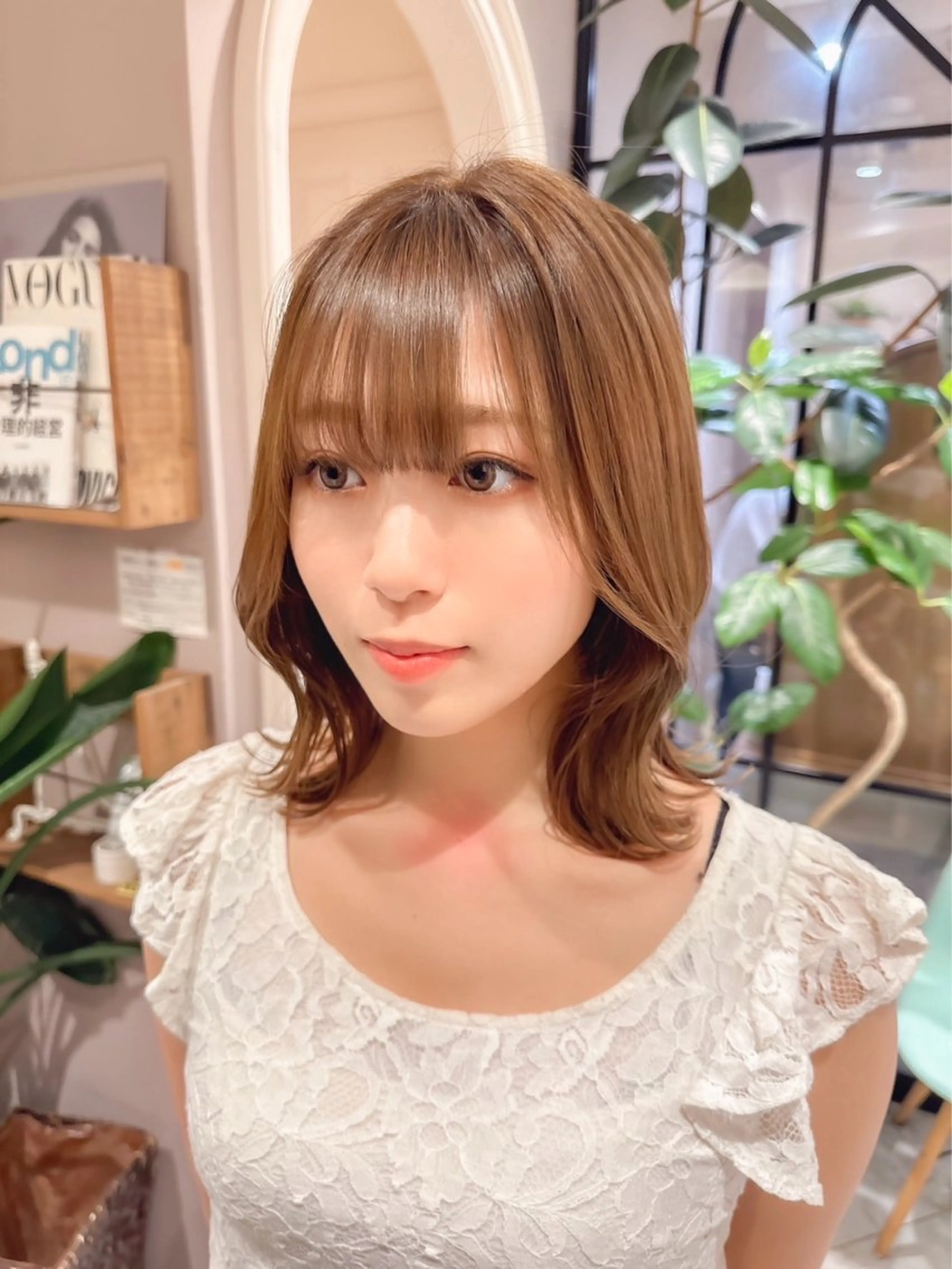 セミロング 💎巻ける縮毛矯正/ 艶髪💎石渕智也のヘアスタイル