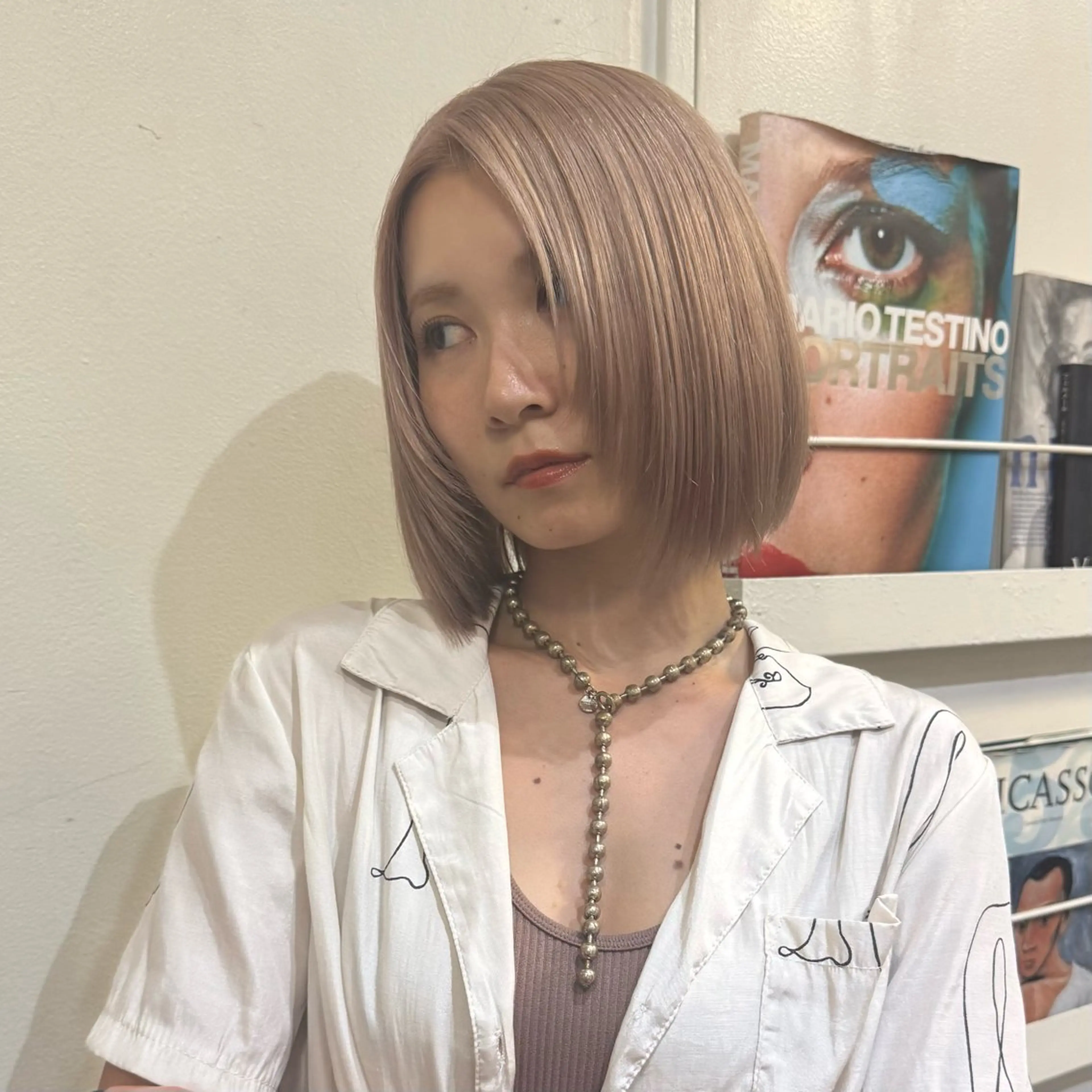 ミディアム カット MINX aoyama所属・似合わせボブ/縮毛 矯正/りょうたのヘアスタイル