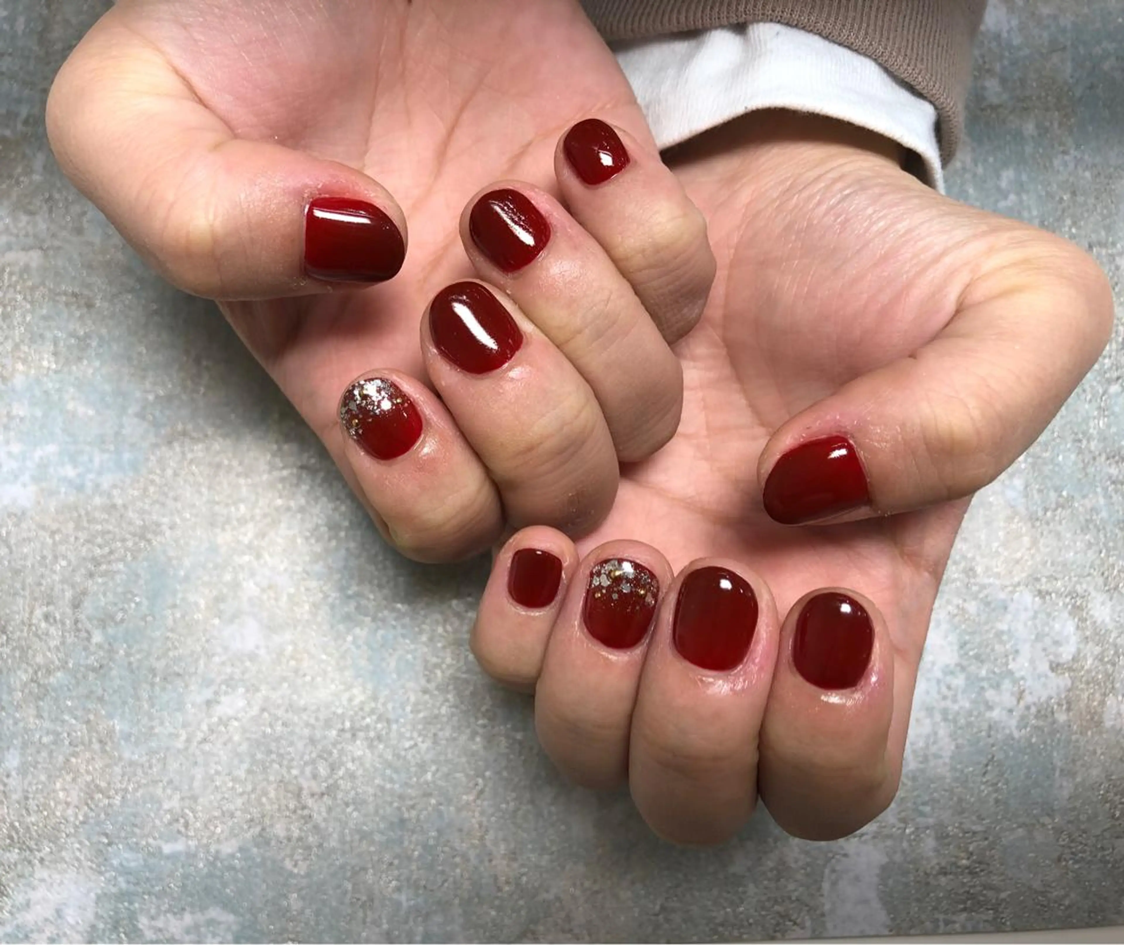 ネイル アートネイル ワンカラーネイル ハンドネイル fairy 村居 愛香のネイルデザイン