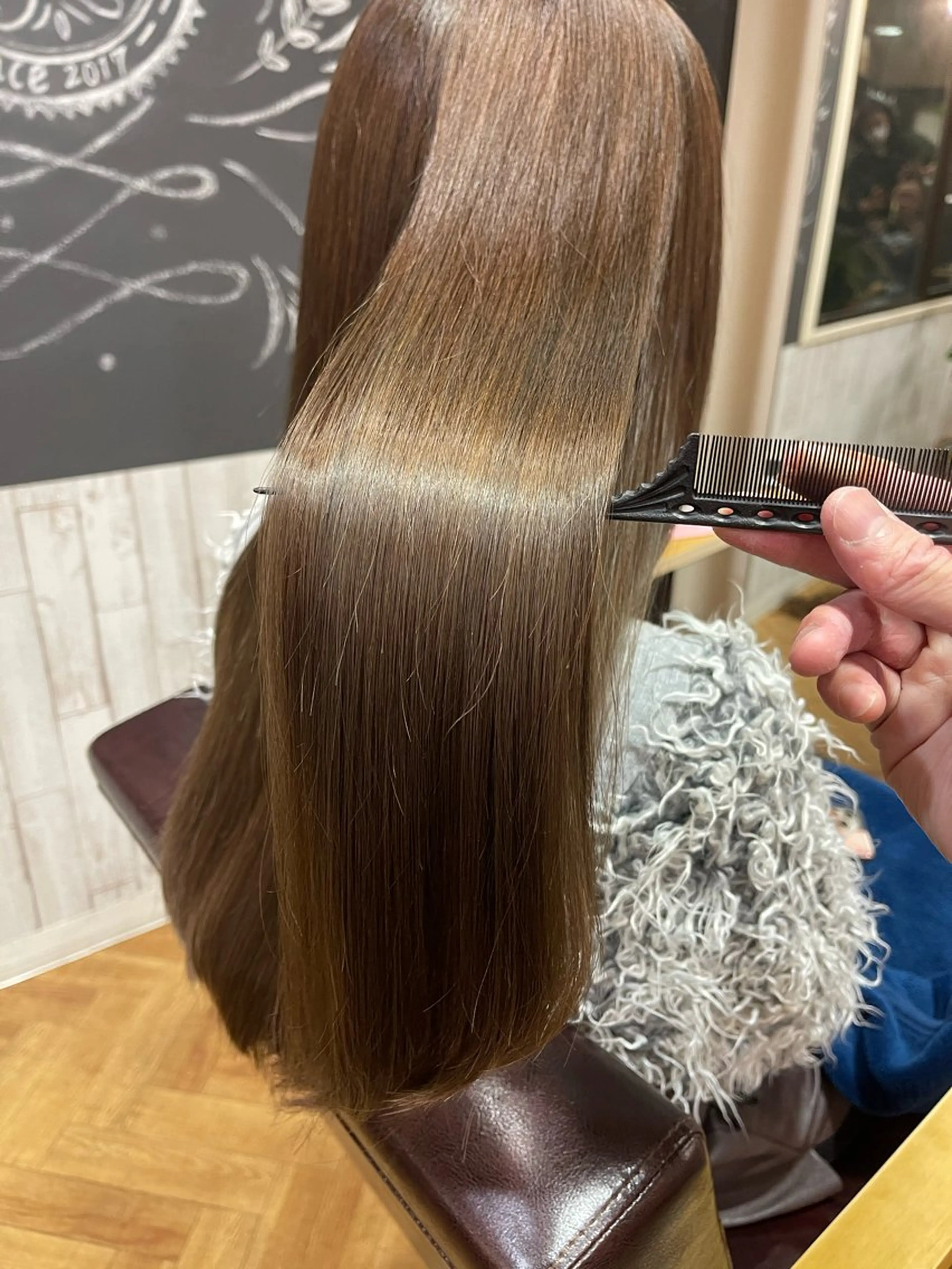 ロング 髪質改善＆艶カラー Zina💋池袋のヘアスタイル