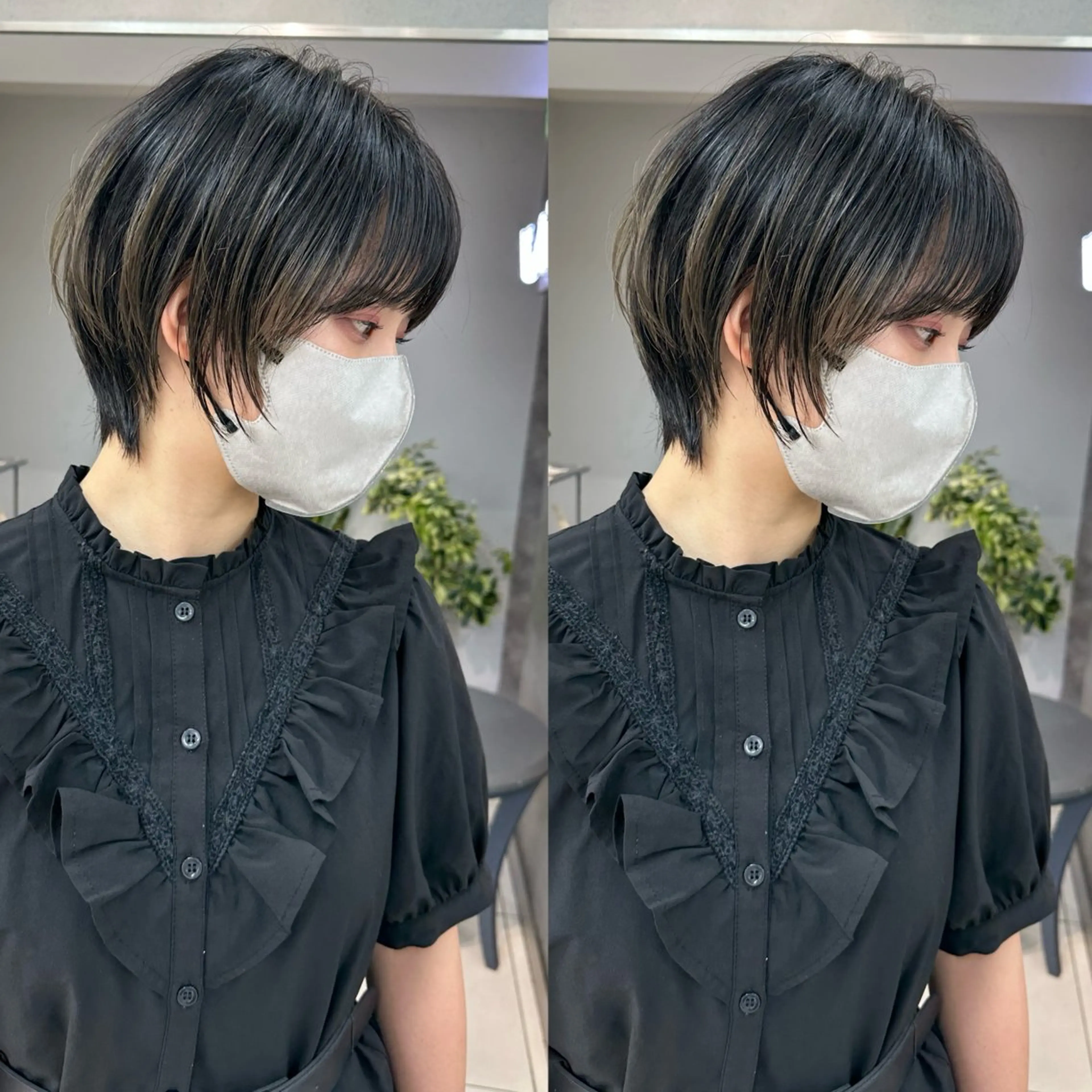 ショート カット ヘアカラー 骨格診断で絶対可愛い ✨丸みショート✨凌弥のヘアスタイル