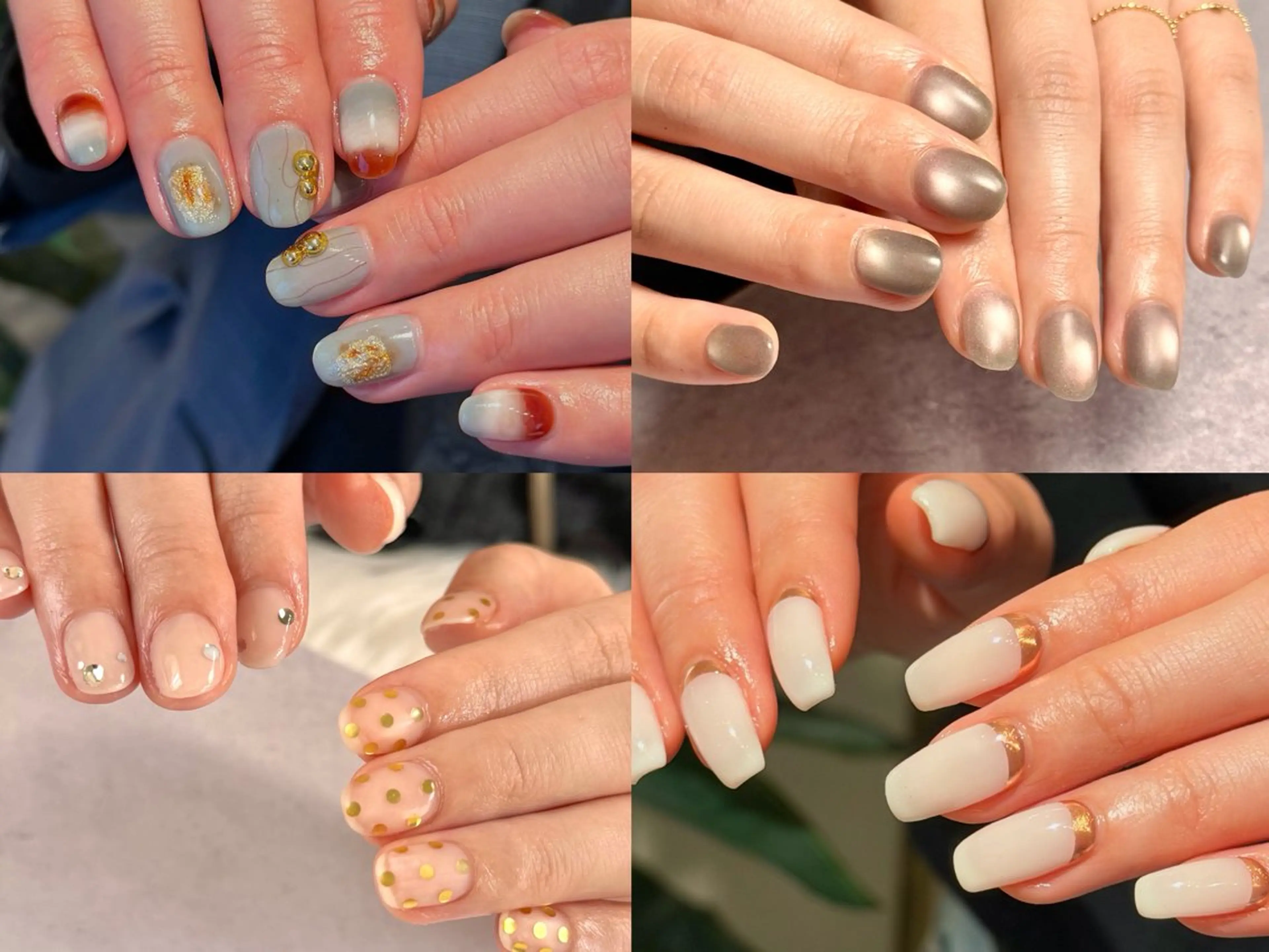 ネイル クリアネイル フラッシュネイル フラッシュマグ フレンチネイル マグネットネイル Luana所属・Luana nailのネイルデザイン