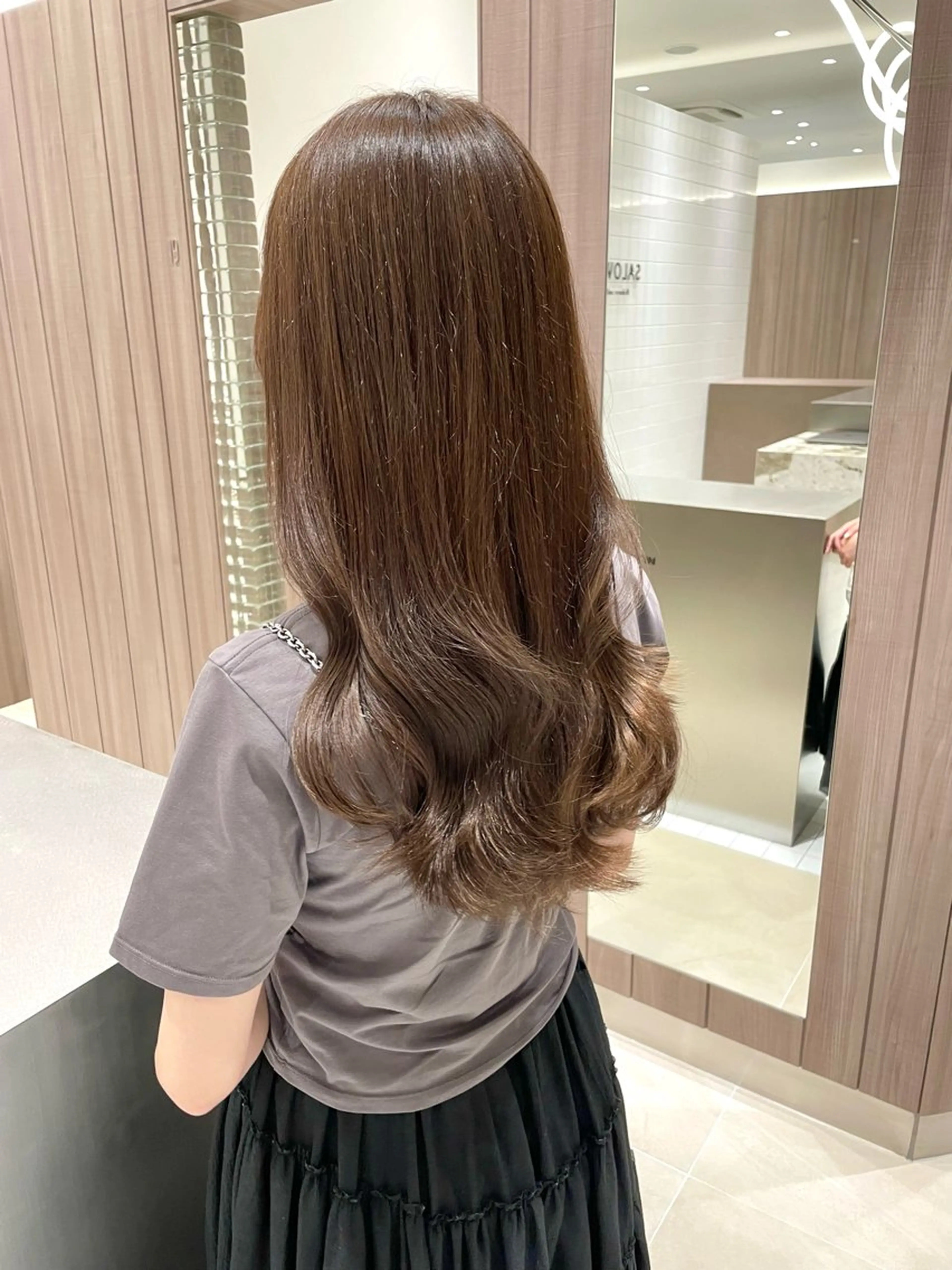 ロング カラー カット ヘアカラー トリートメント 韓国ヘア🤍顔周り/ 髪質改善✨/林遼一郎のヘアスタイル