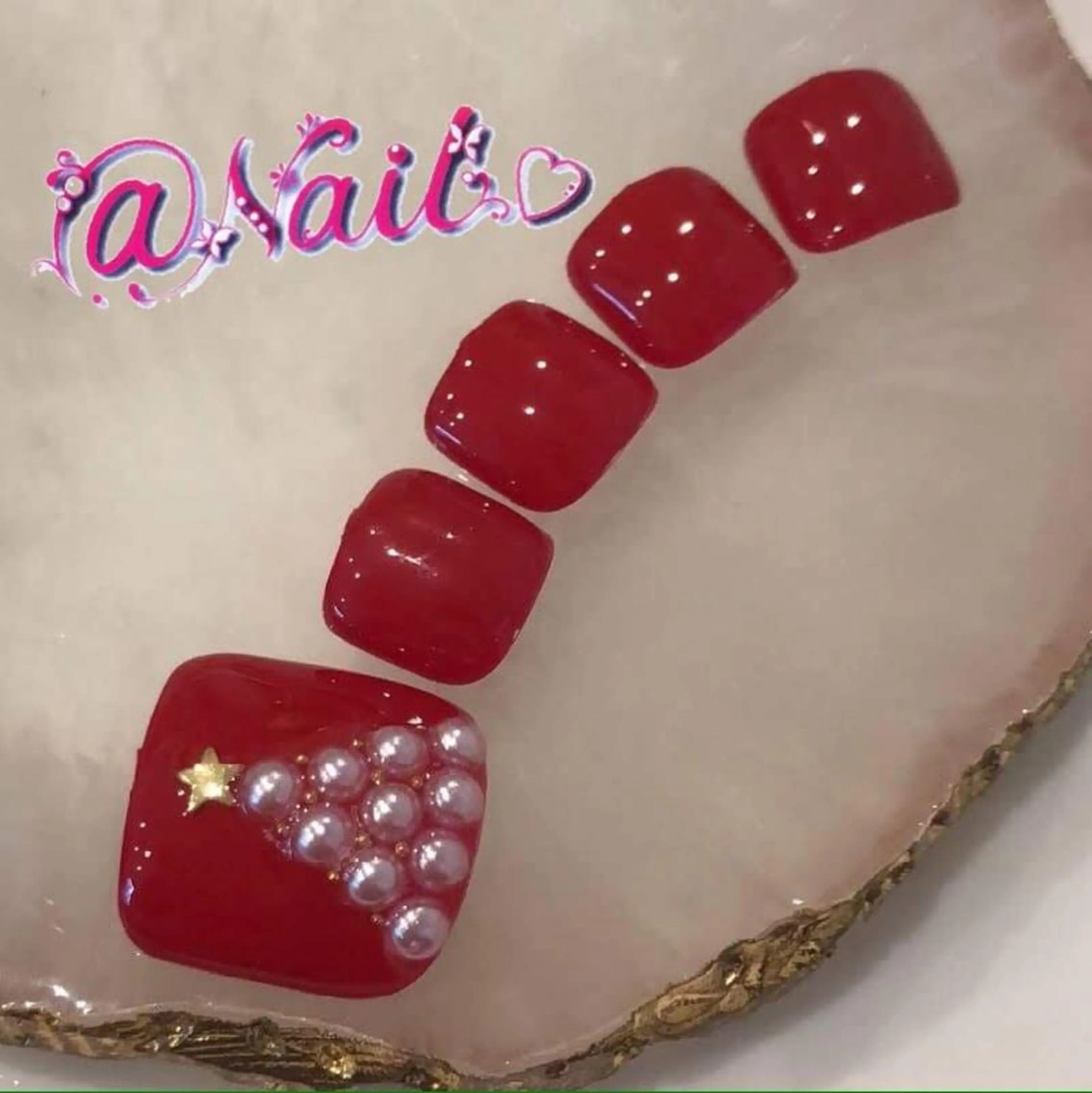 ネイル ネイルチップ 小尾 栞のネイルデザイン