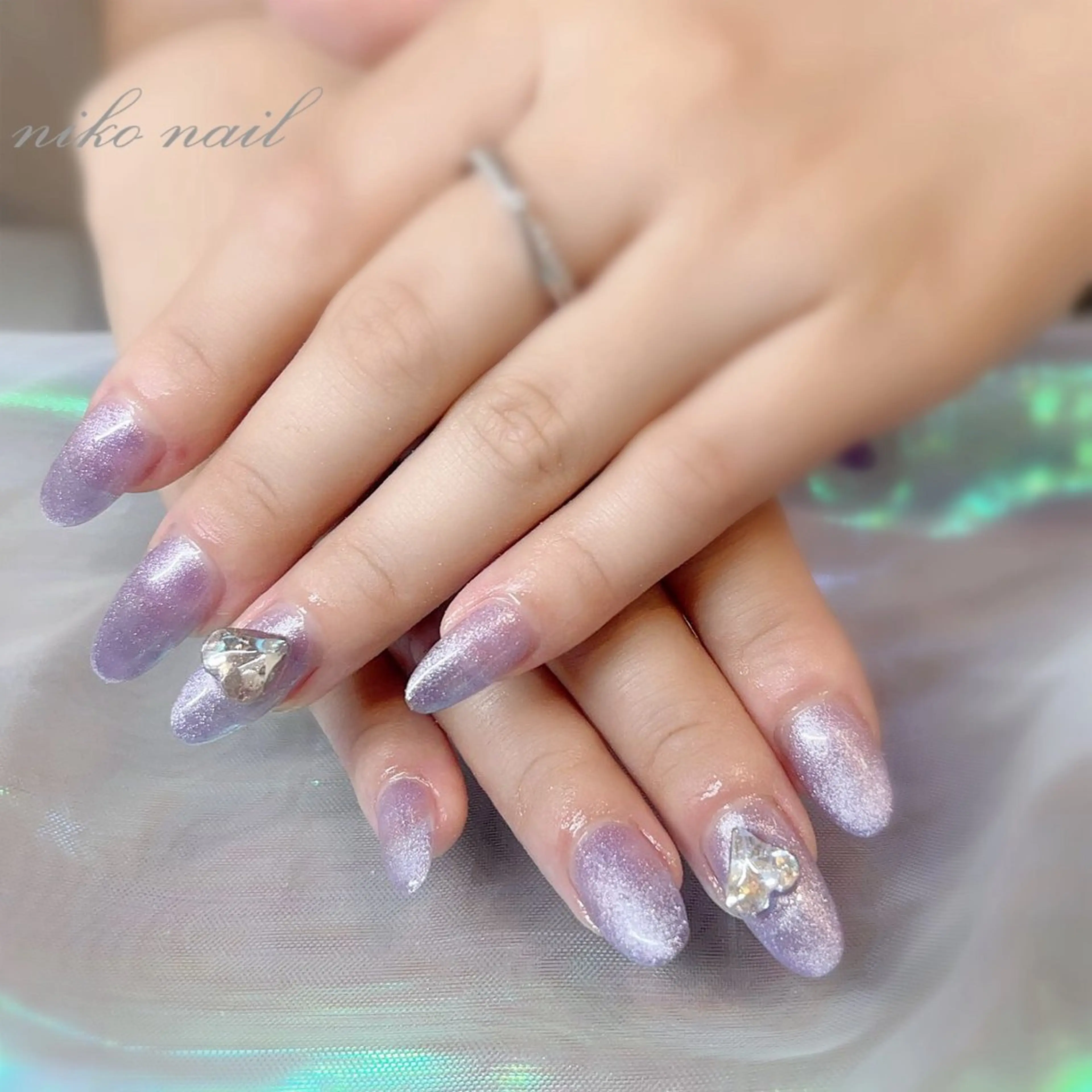 ネイル 長さ出し フットネイル フレンチネイル ジェルネイル 韓国ネイル Niko nailサロンのネイルデザイン