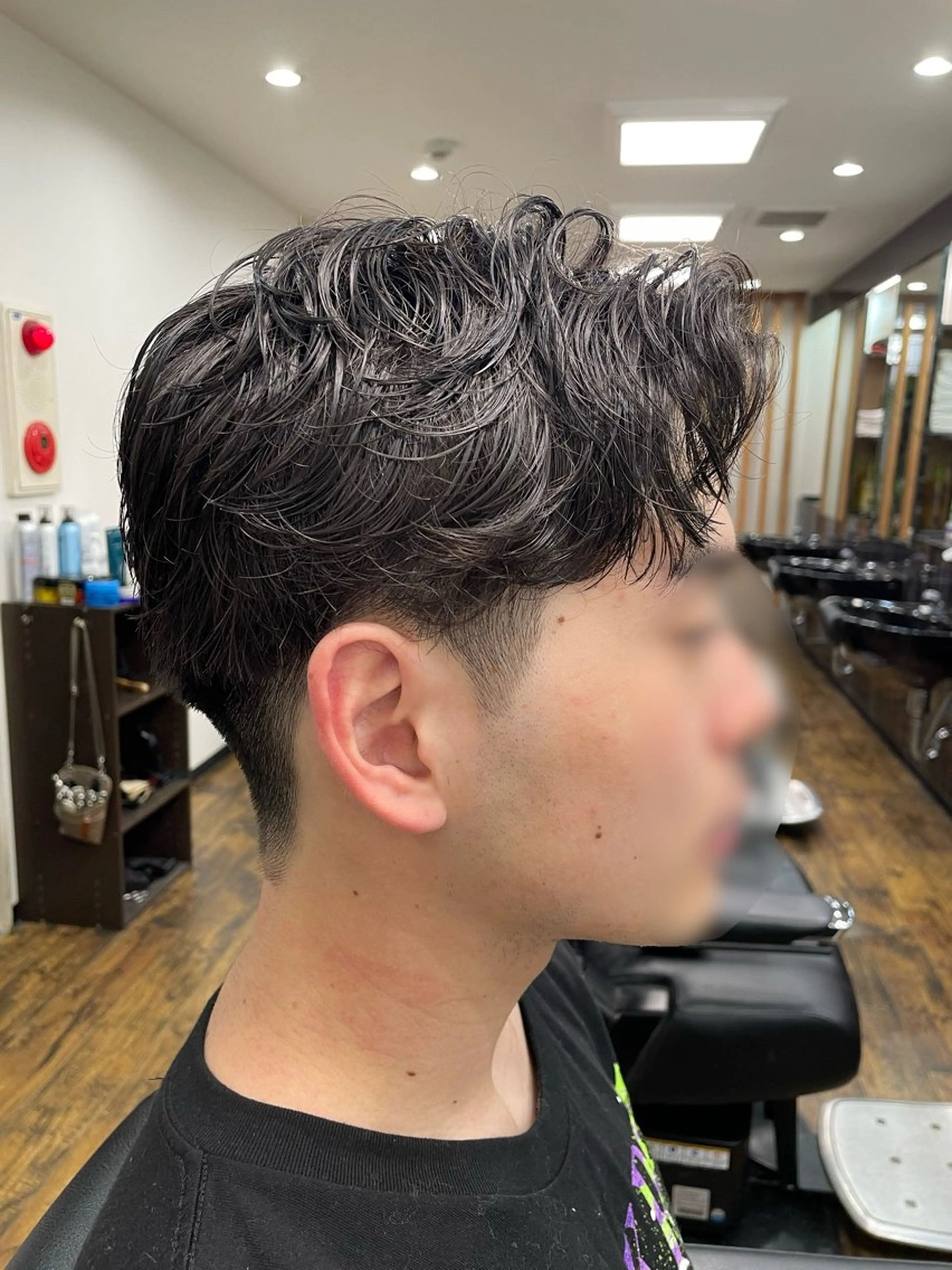 ショート メンズ メンズパーマ 刈り上げ Nakada Chikaのヘアスタイル