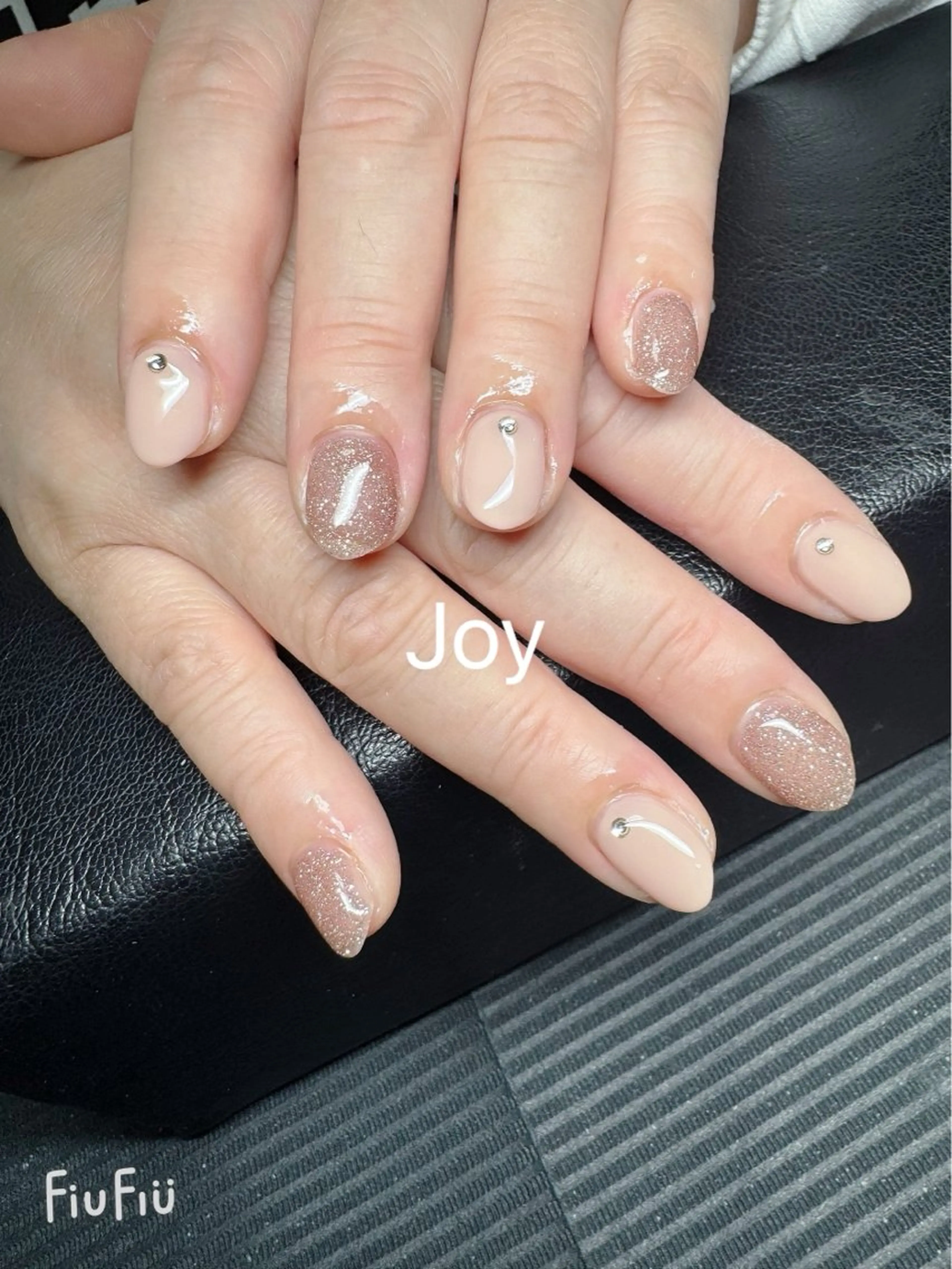 ネイル ジェルネイル シンプルネイル ストーンネイル Nail Salon JOYのネイルデザイン