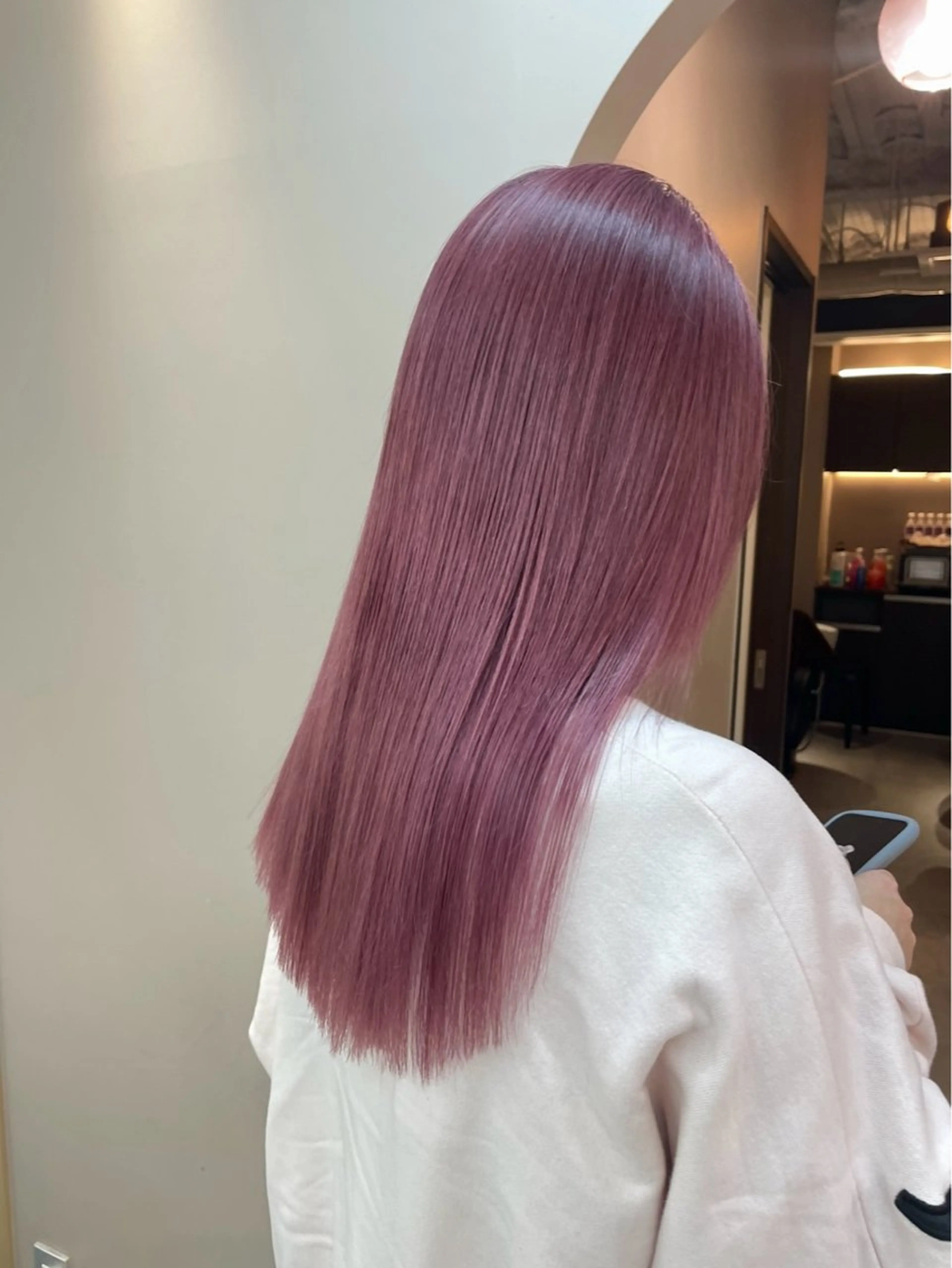 ロング カラー ヘアカラー 韓国レイヤー　船橋 徒歩5分/小川友美のヘアスタイル