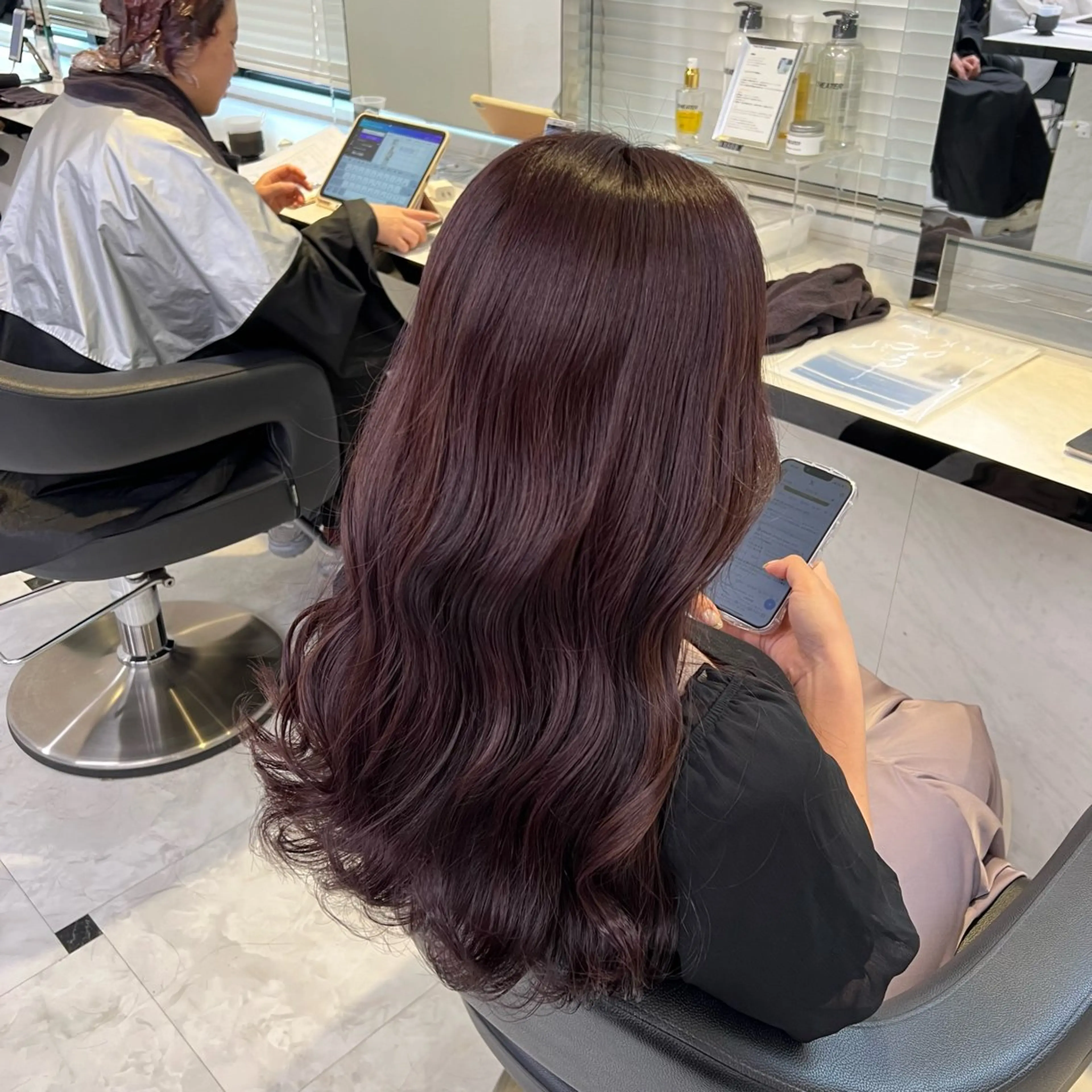 カラー 愛され暖色♥️モテ 艶髪♥️りなのヘアスタイル