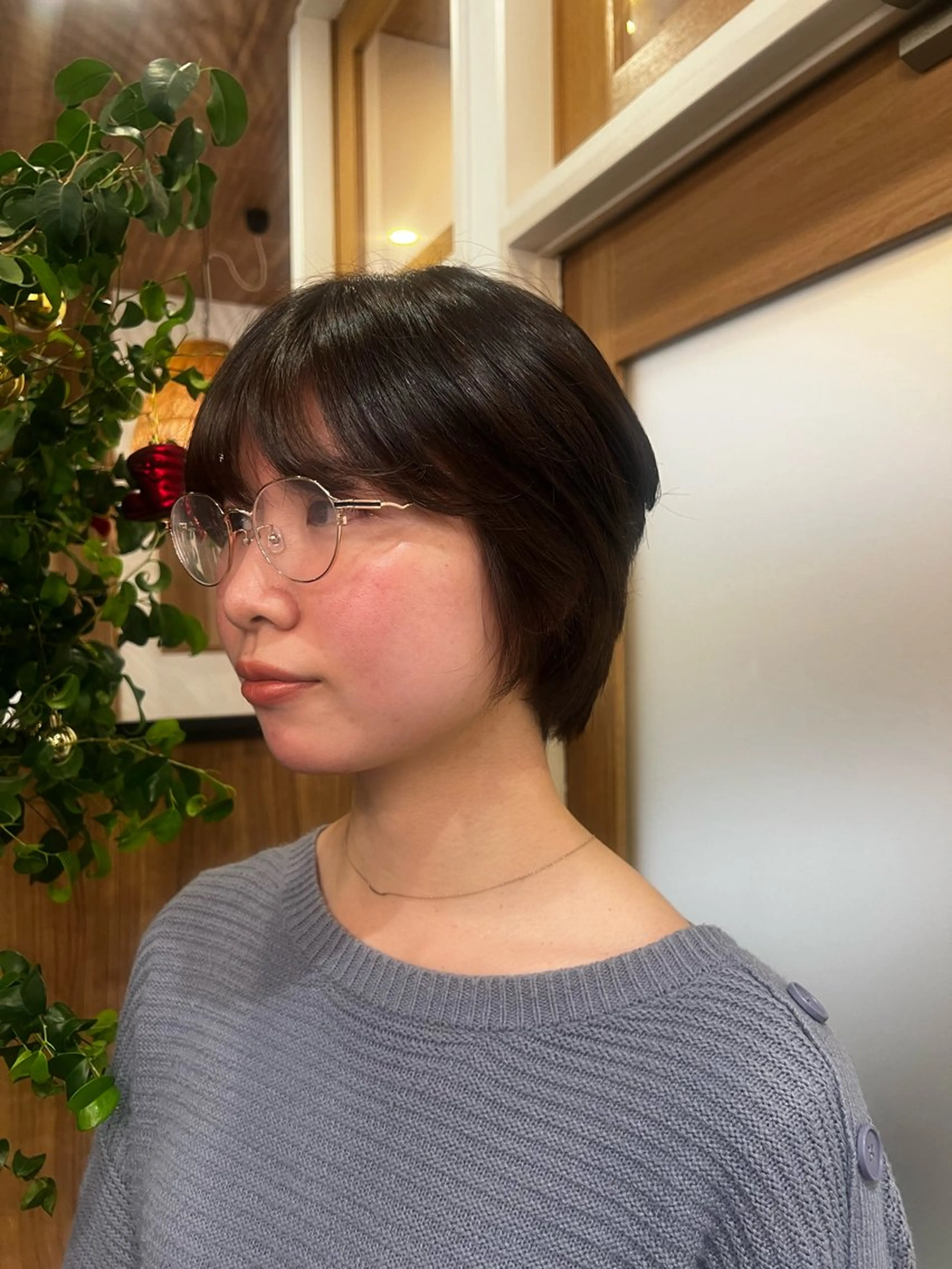 ミディアム カラー トーンアップ🦢 ユメのヘアスタイル