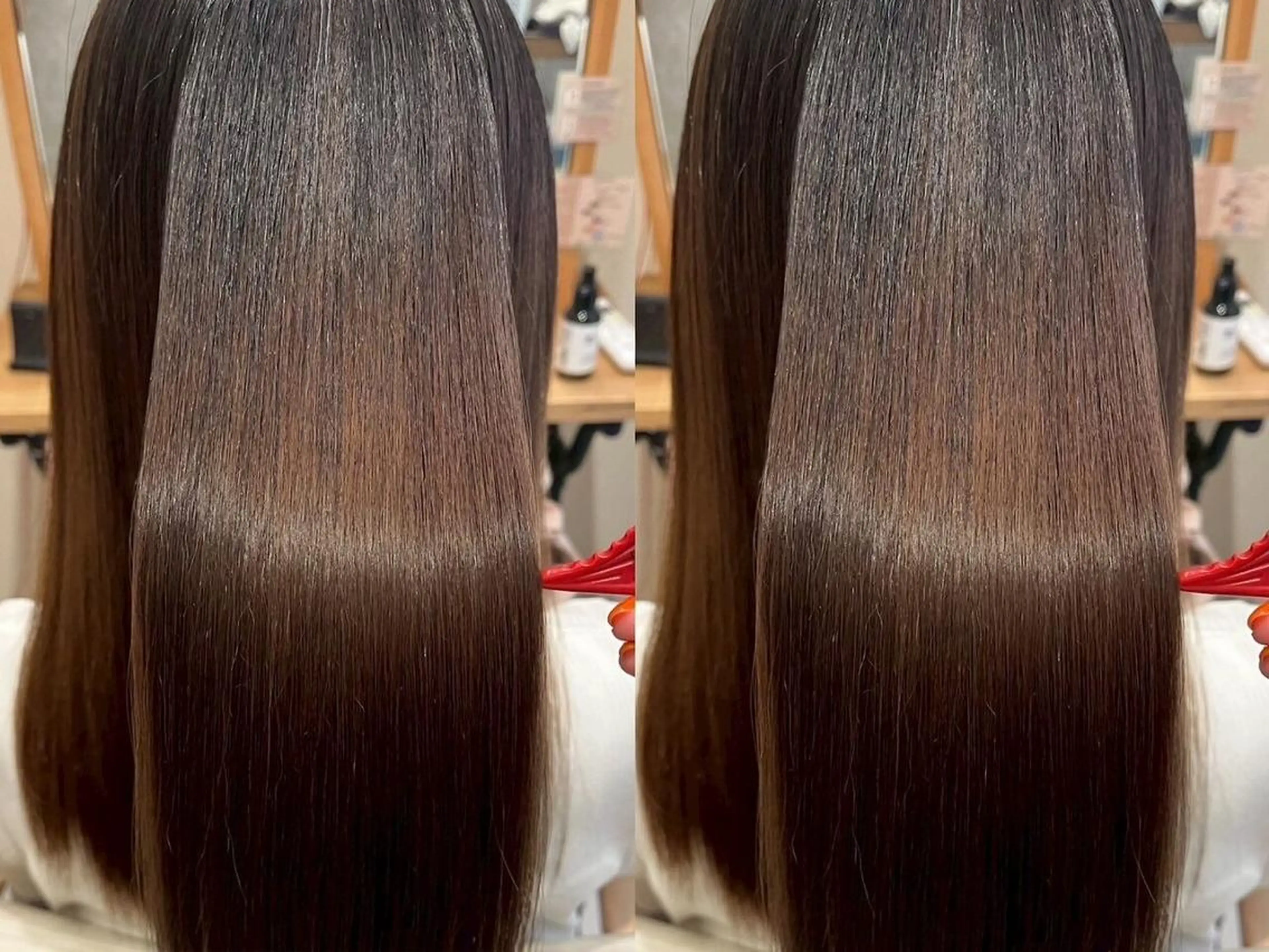 ロング 髪質改善 ヘアカラー KAEDE💖 縮毛矯正/艶カラーのヘアスタイル