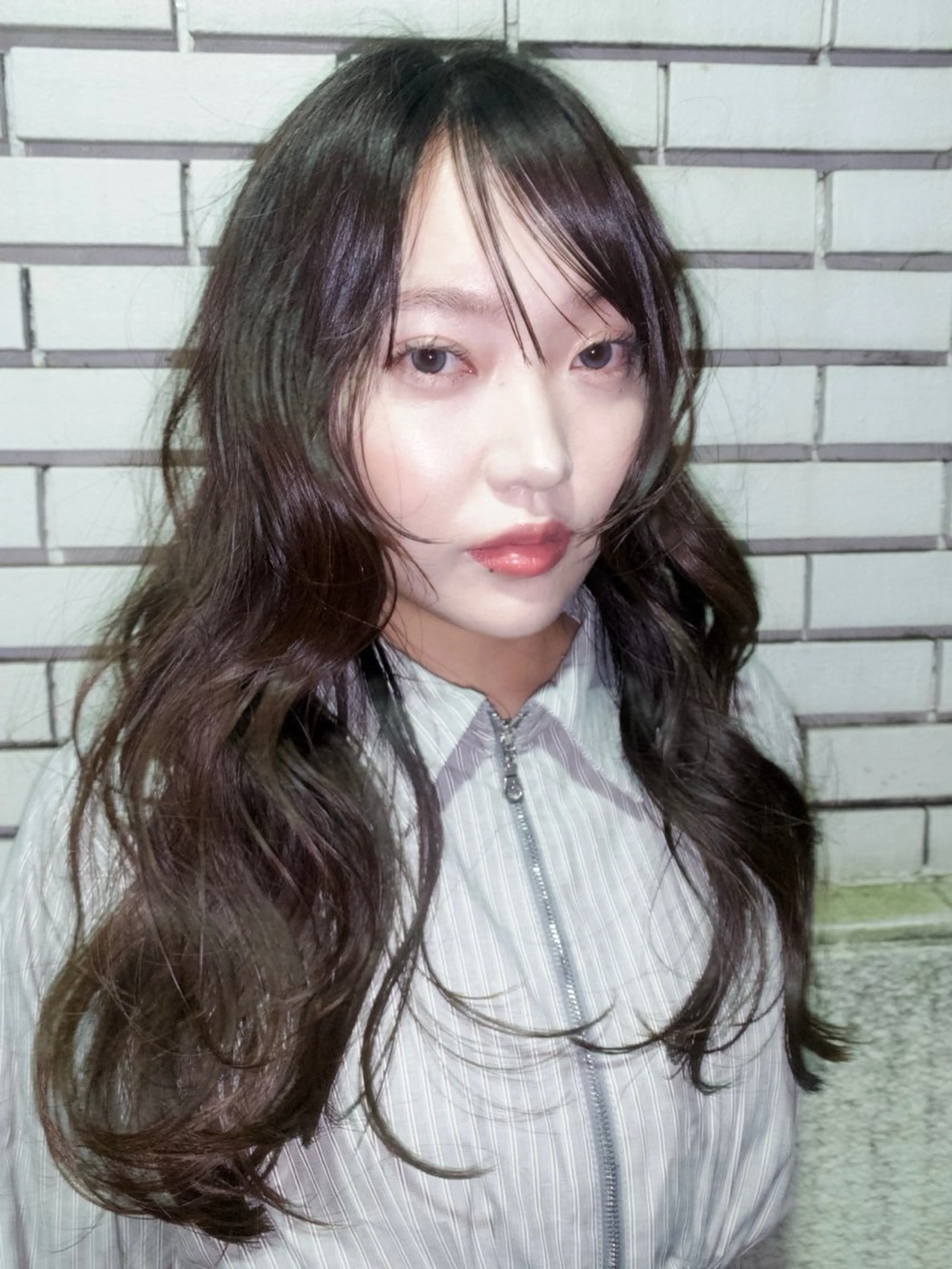 ロング カラー ヘアアレンジ ヘアカラー yiye青山店所属・yiye shioriのヘアスタイル