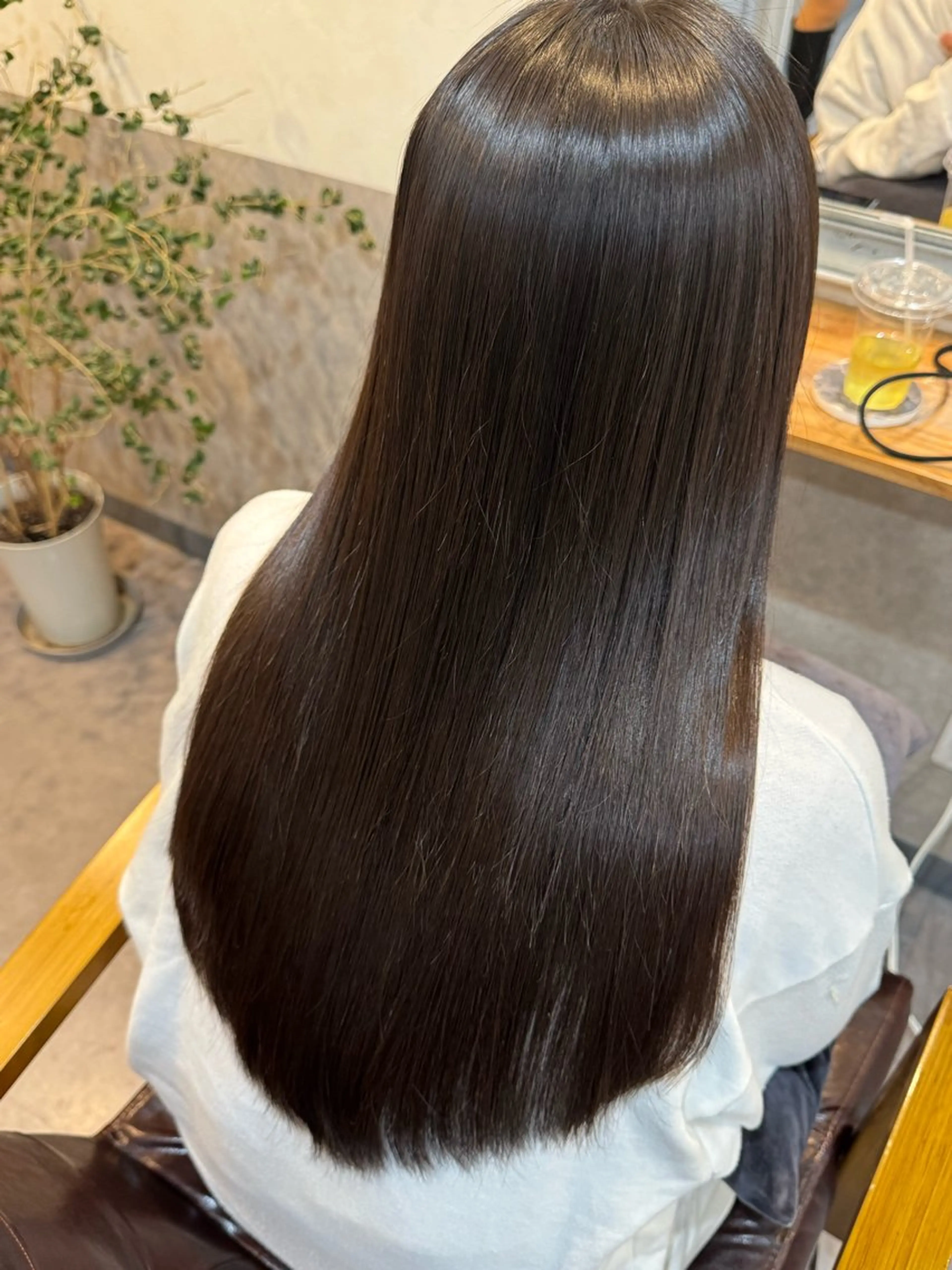 ロング 縮毛矯正 船橋 Nerine 【ネリネ】かえでのヘアスタイル