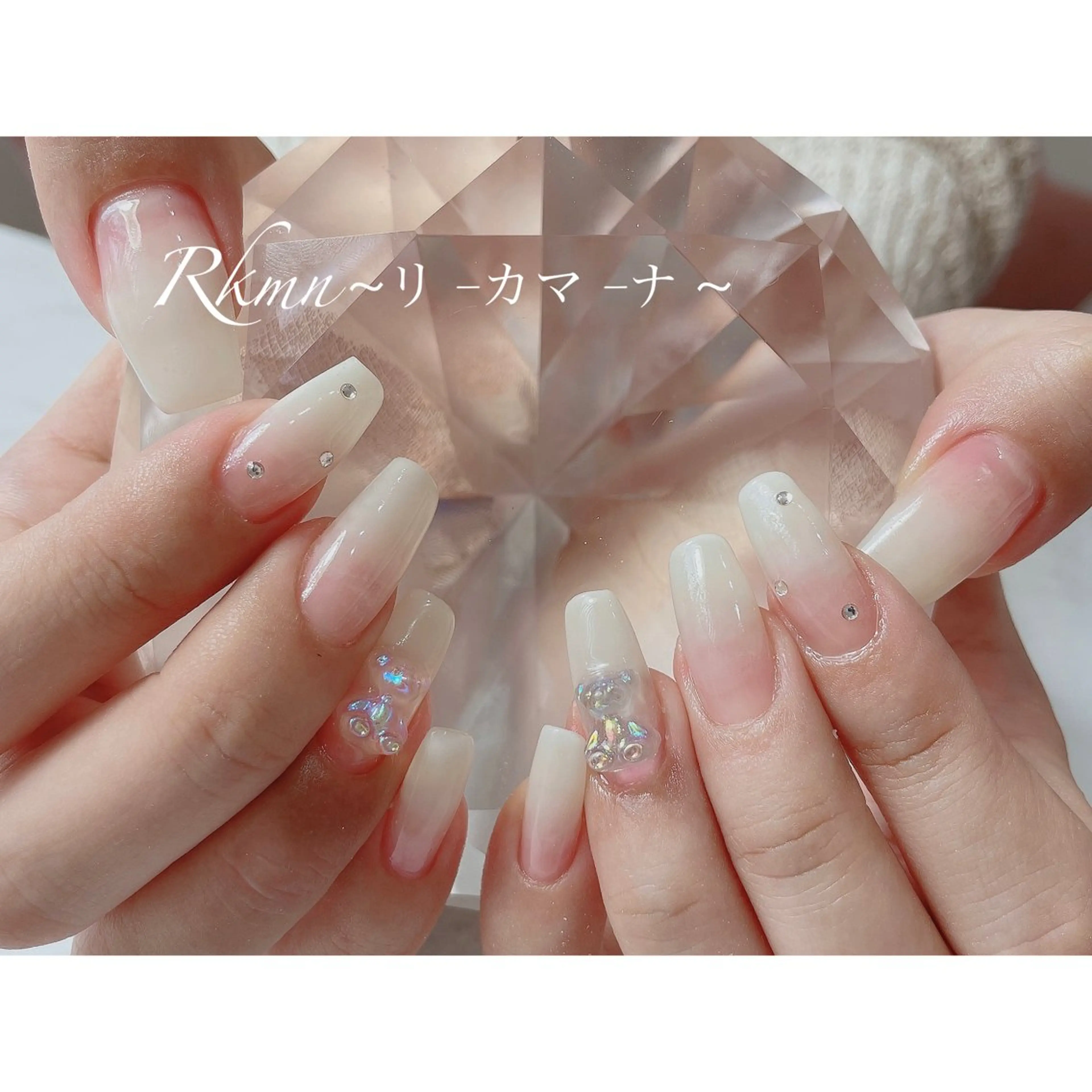 ネイル アートネイル 春ネイル ハンドネイル フットネイル ハンドケア Rkmn ~リ-カマ-ナ~のネイルデザイン