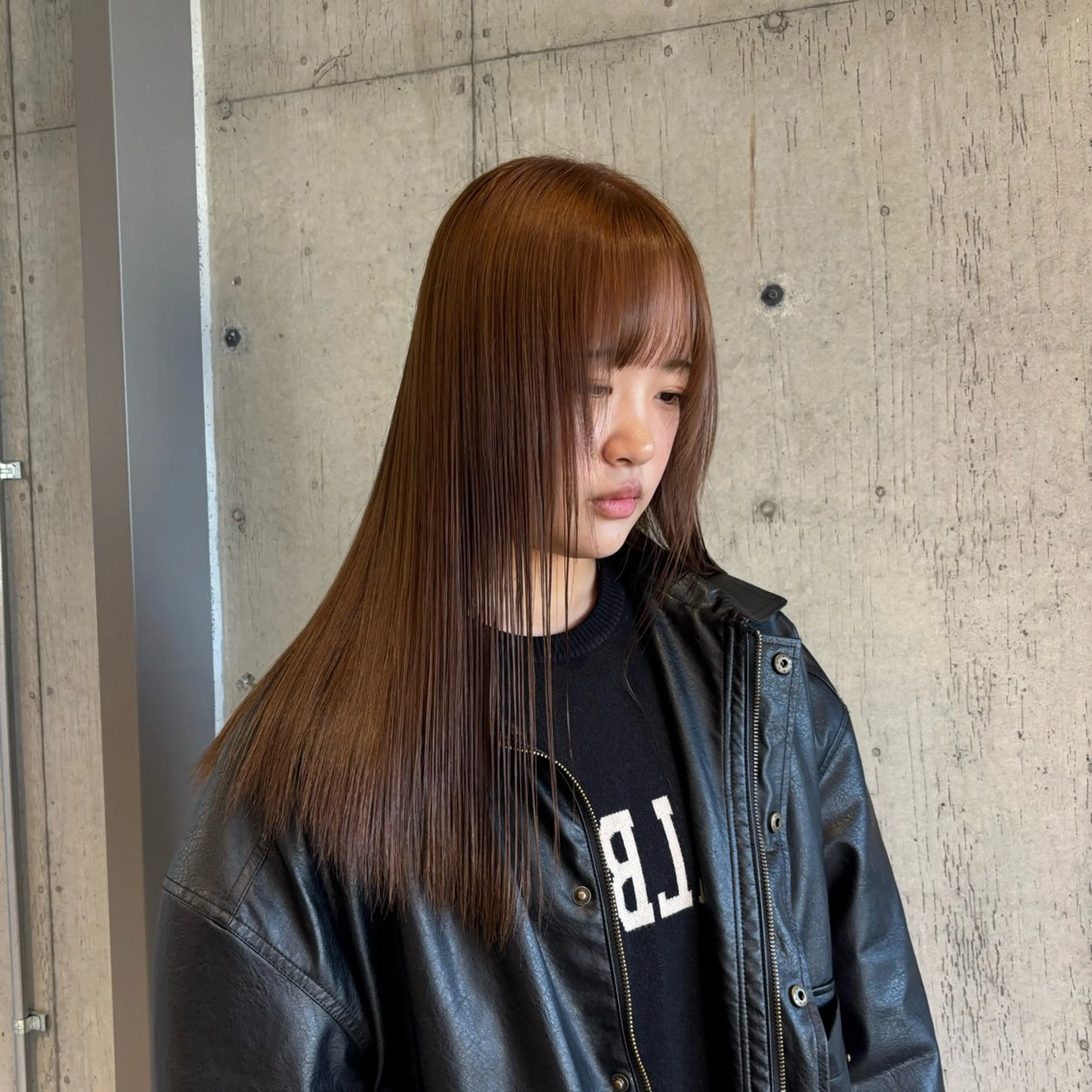 ロング カラー ヘアカラー トリートメント 🍎ハイトーン/ 透明感カラー🍎リオのヘアスタイル