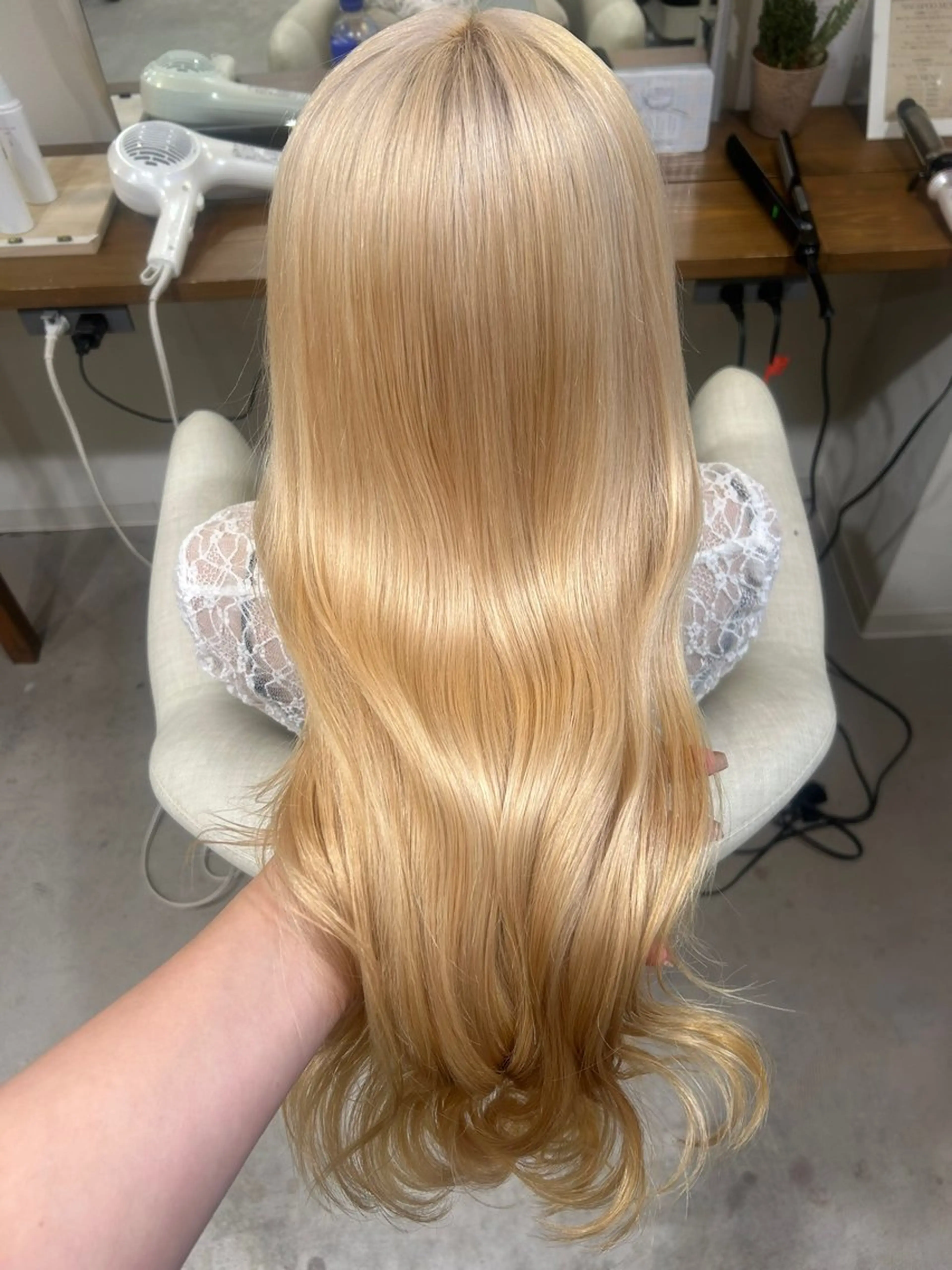 初カラー色落ちをベージュっぽくしたい方にオススメ💫✨トリプルカラー🎀の写真