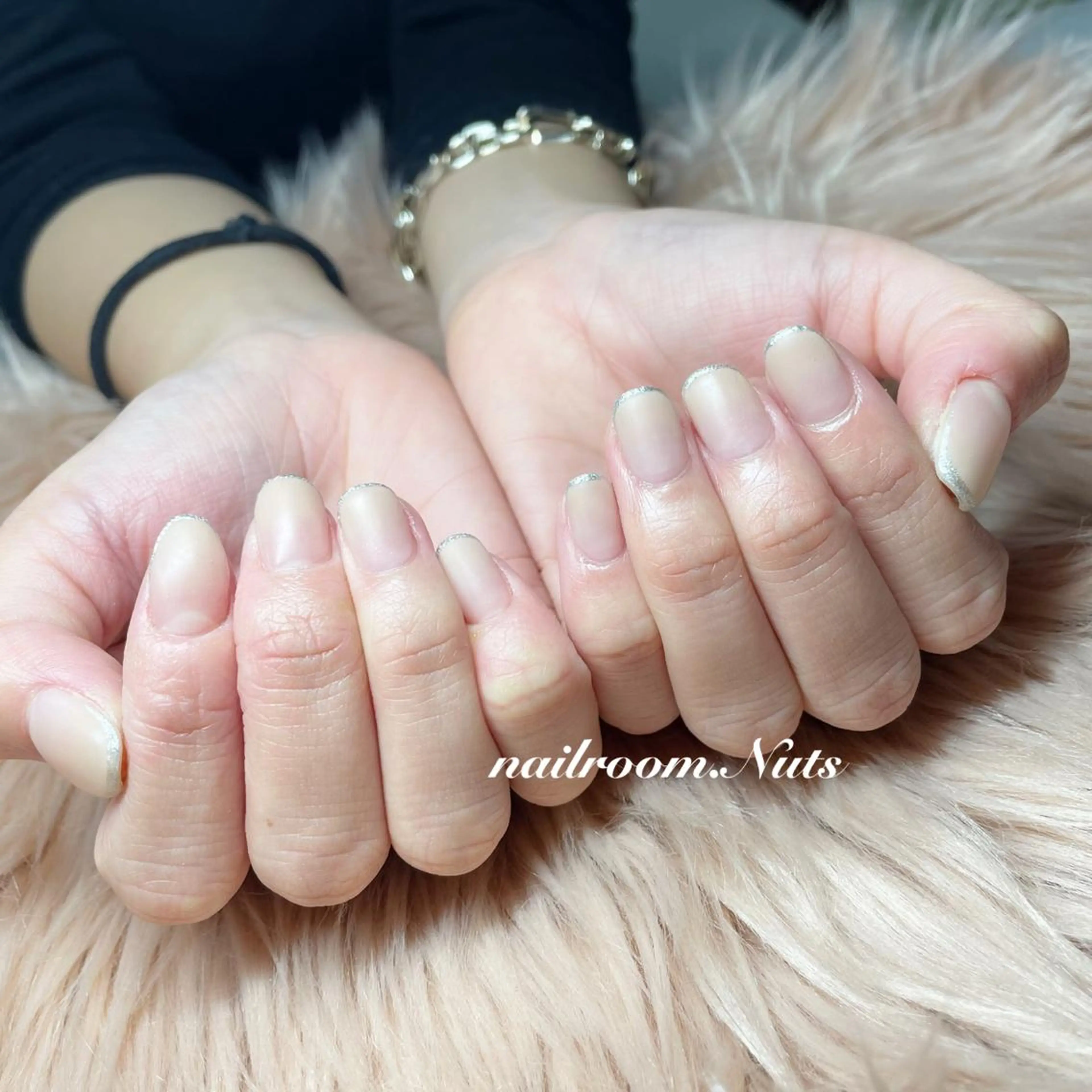 ネイル ラメ(グリッター) マットネイル nailsalon Nutsのネイルデザイン