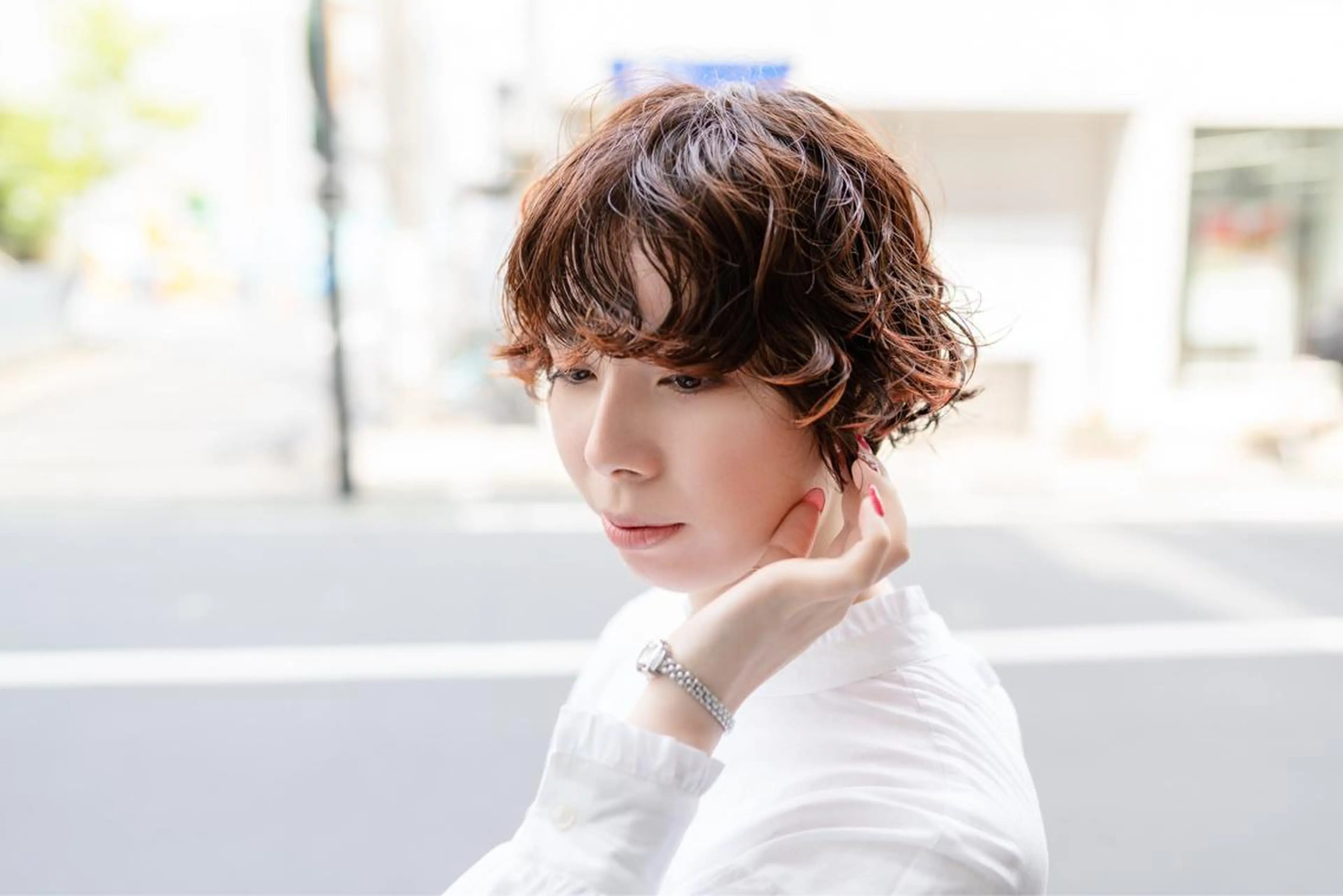 パーマモデルさん募集 パーマ研究の為のモデルさんです。パーマスタイルの撮影も致します。の写真