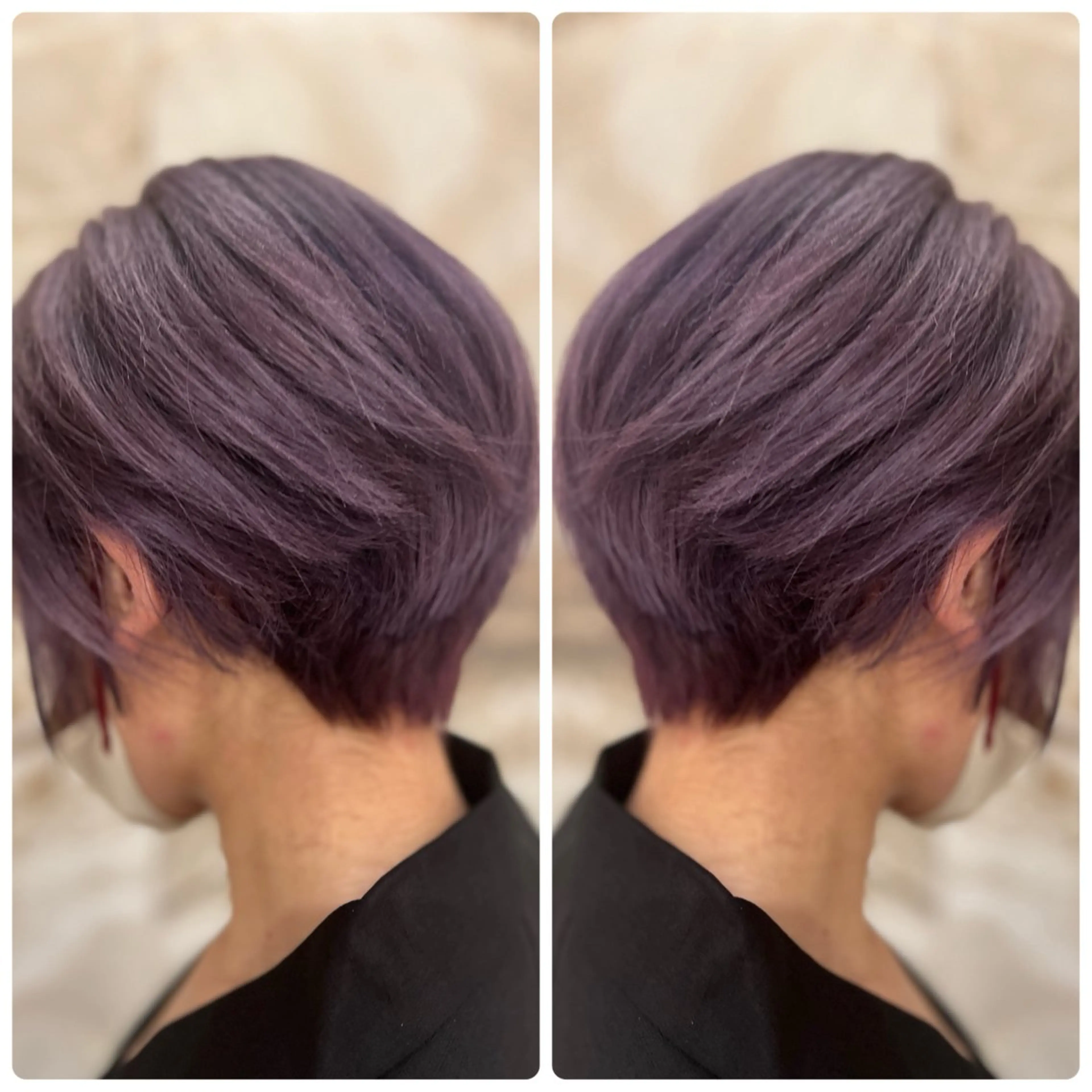 ショート カラー ラベンダーカラー ラベンダーピンク ピンクカラー ヘアカラー トリートメント 小山内 龍一郎 店長のヘアスタイル