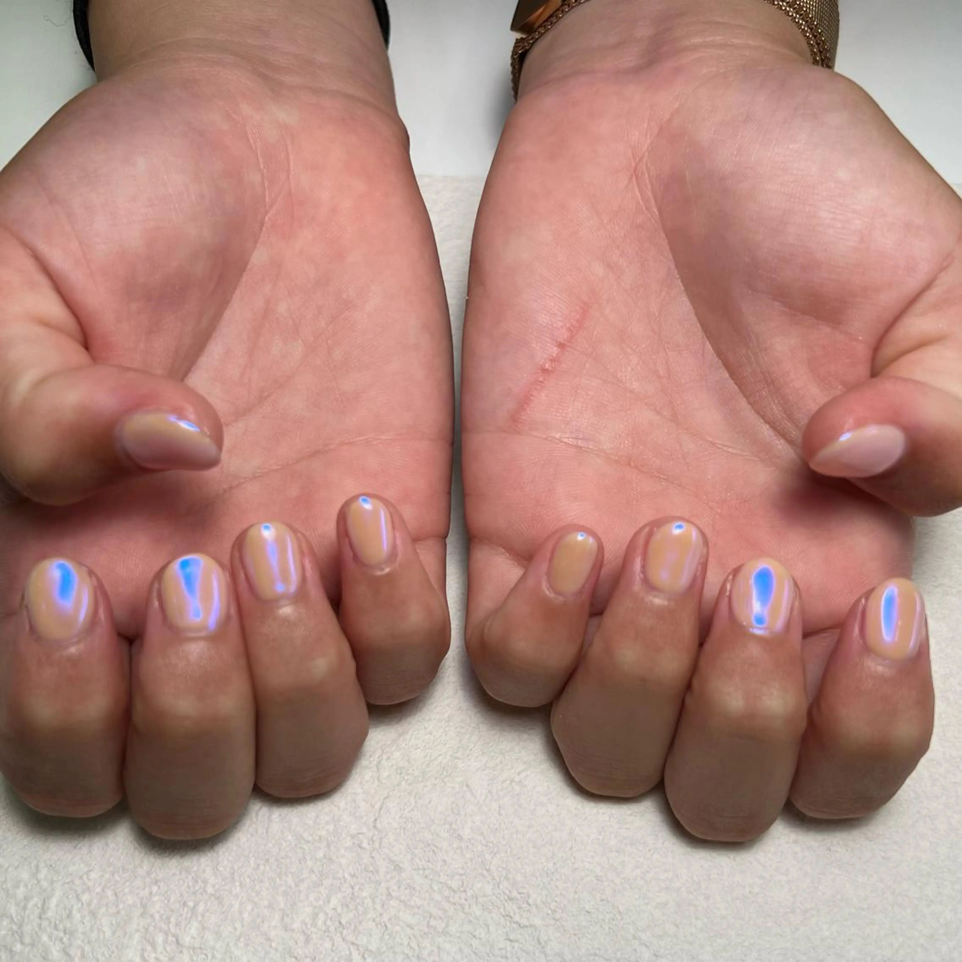 ネイル アートネイル オーロラネイル ジェルネイル ニュアンスネイル オフィスネイル Nail_Mikako所属・Nail Mikakoのネイルデザイン