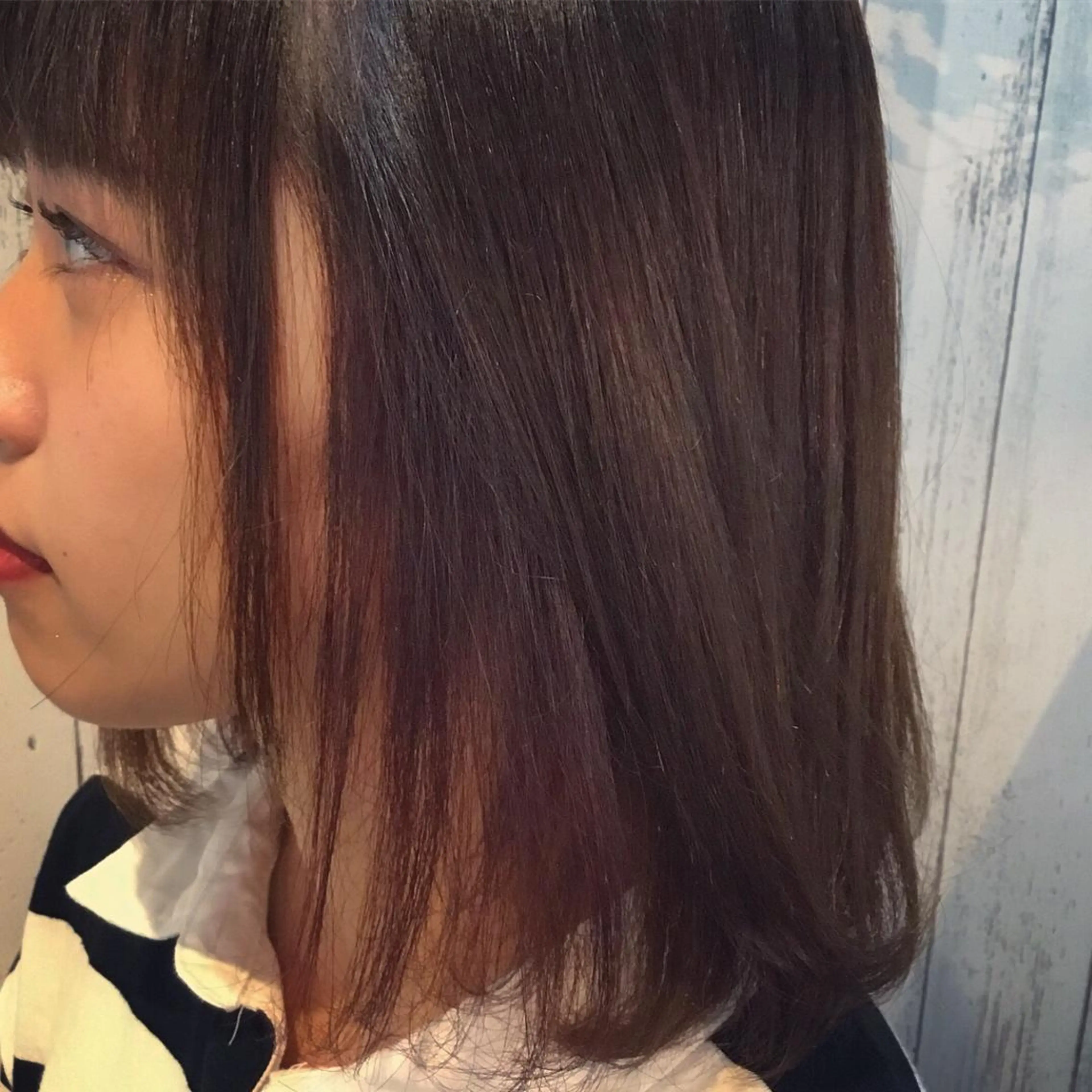 ミディアム カラー 金崎 新吾のヘアスタイル