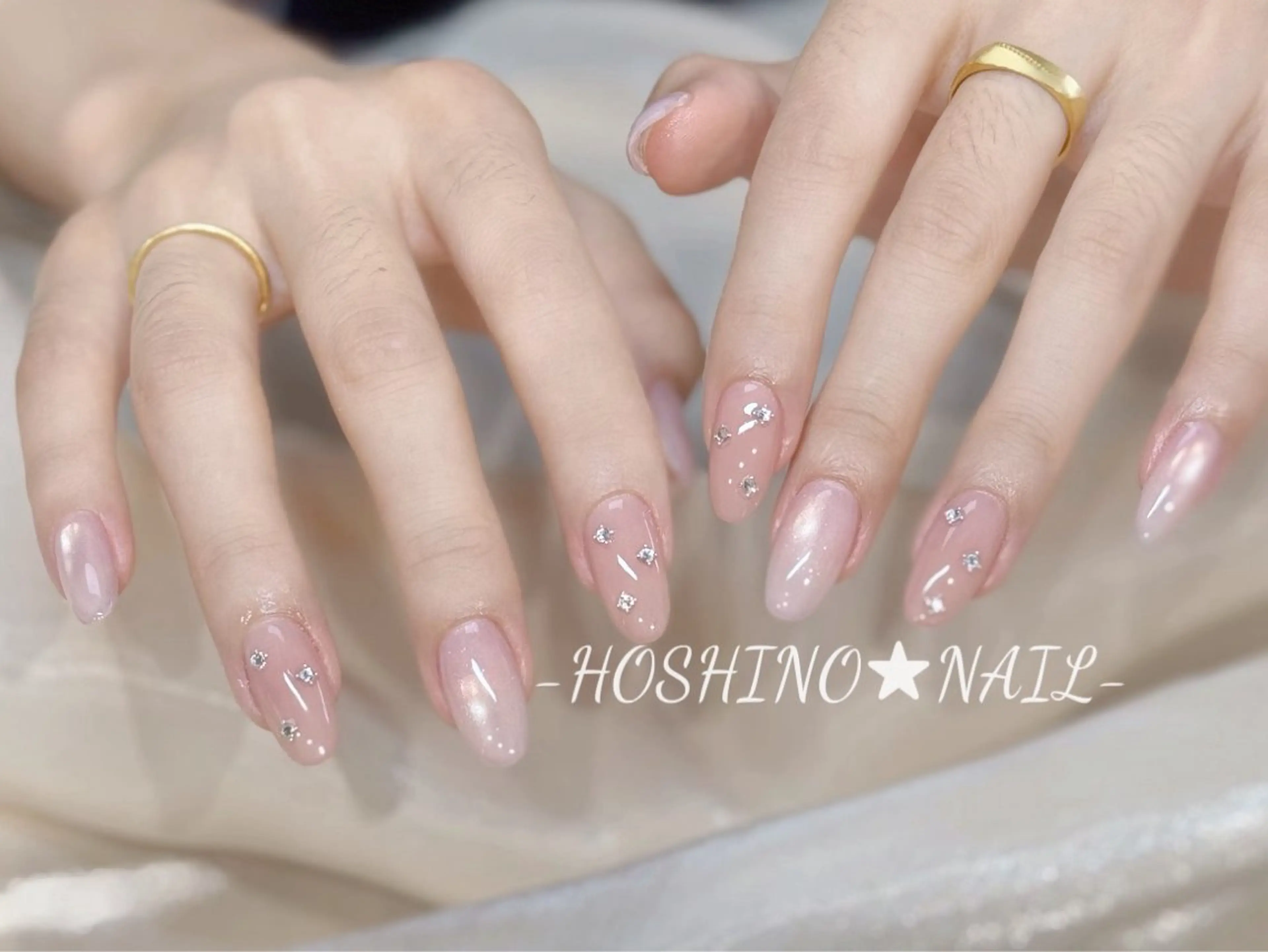 ネイル オーロラネイル チークネイル ドット フットネイル フレンチネイル ハンドネイル ★HOSHINO NAIL★新宿店のネイルデザイン