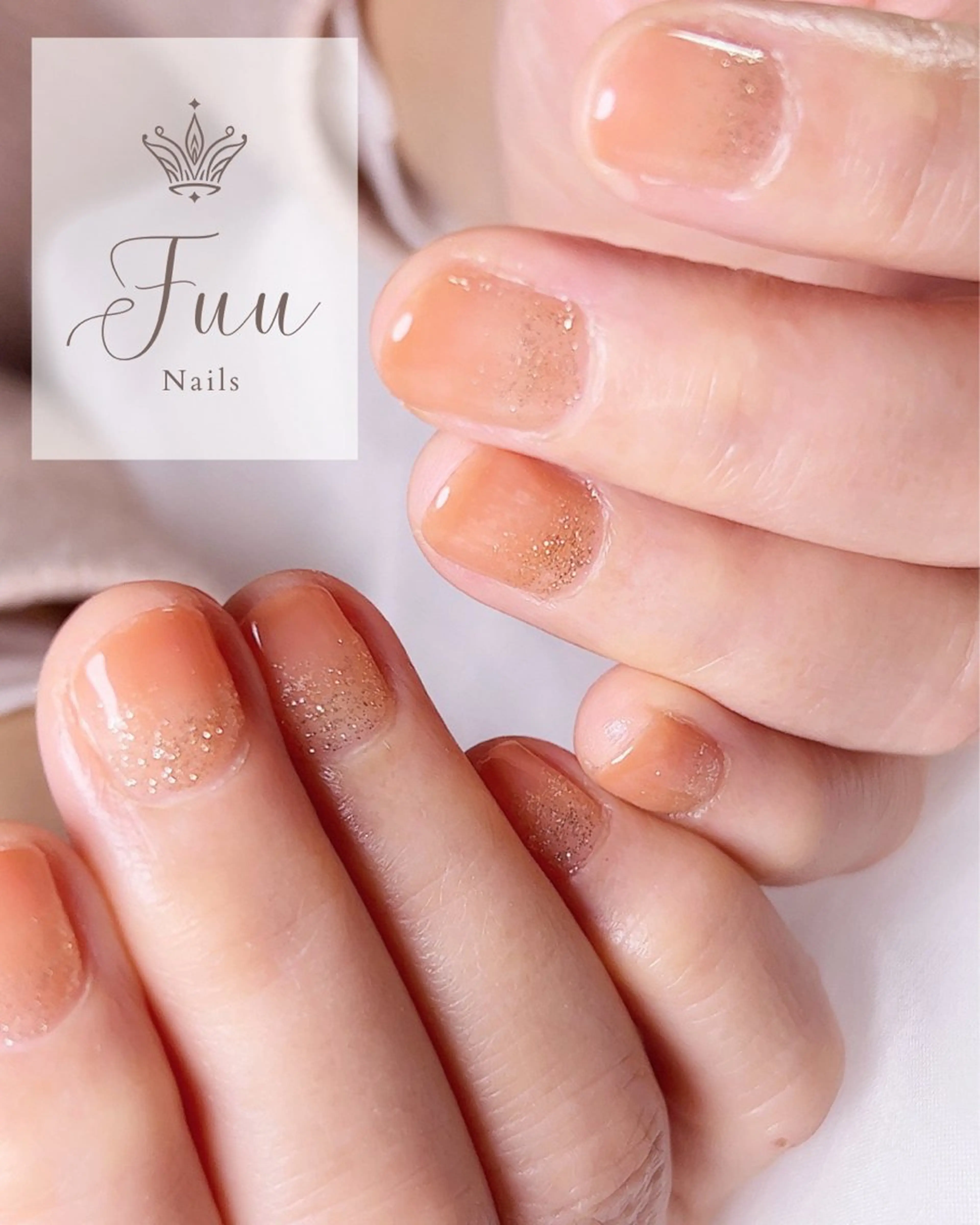 ネイル アートネイル グラデーション マグネットネイル ミラーネイル ニュアンスネイル ハンドネイル 犬のいるネイルサロン Fuu nailsのネイルデザイン