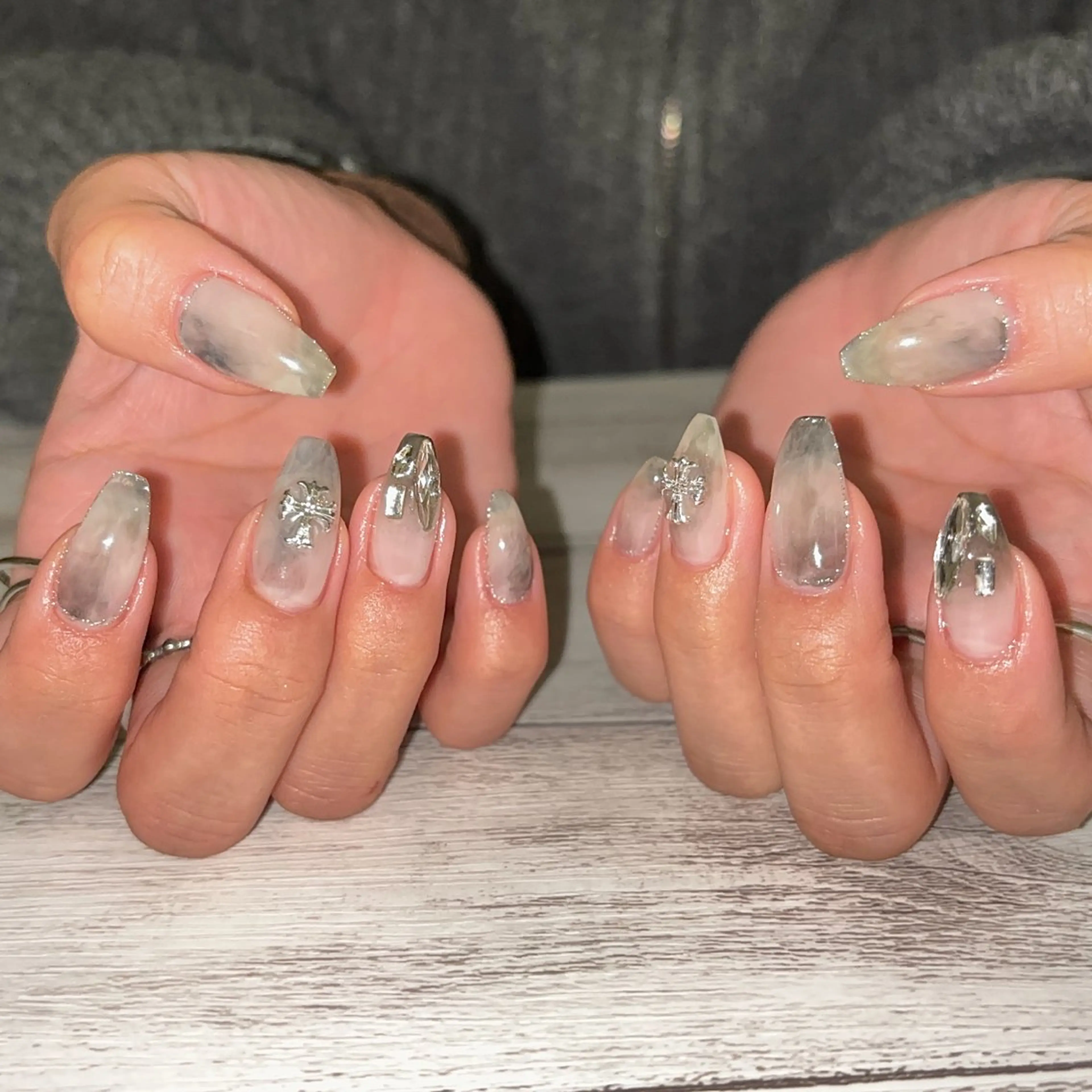 ネイル 持ち込み ハンドネイル Nailsalon BLOOM🌷 山崎のネイルデザイン