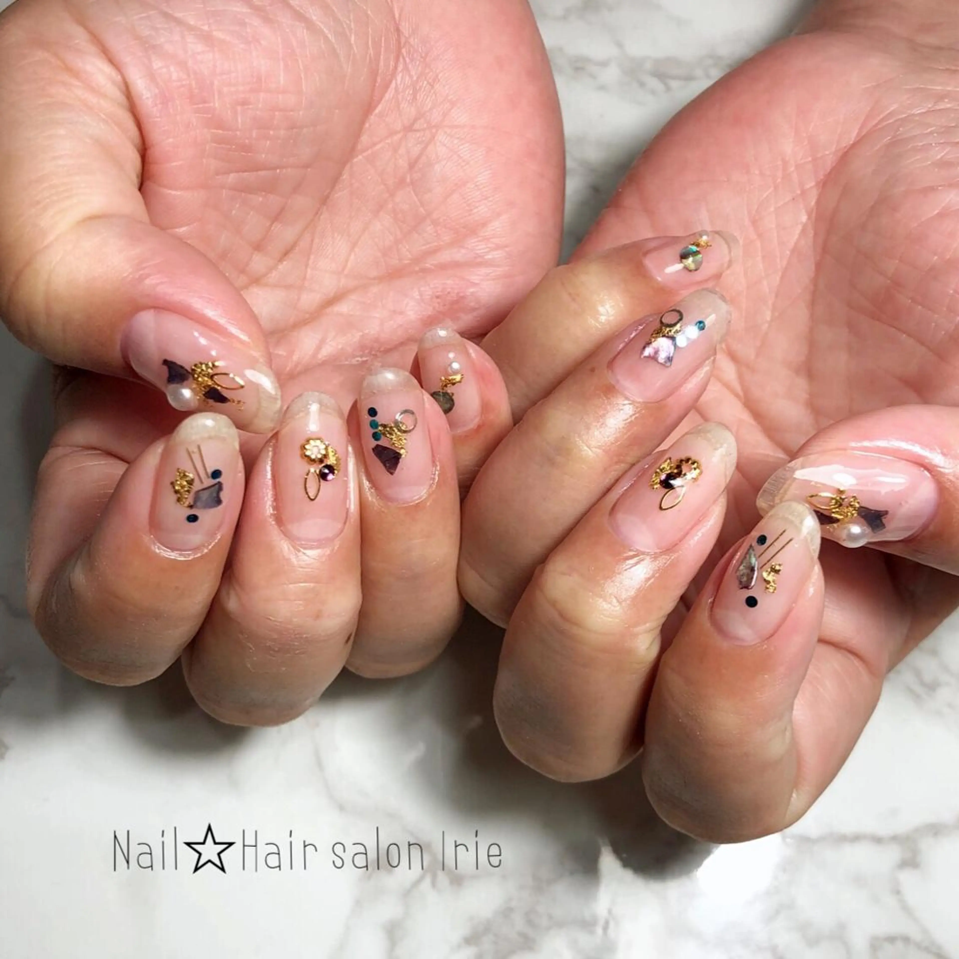 ネイル ハンドネイル Hair salon Irie所属・與儀 知佳のネイルデザイン