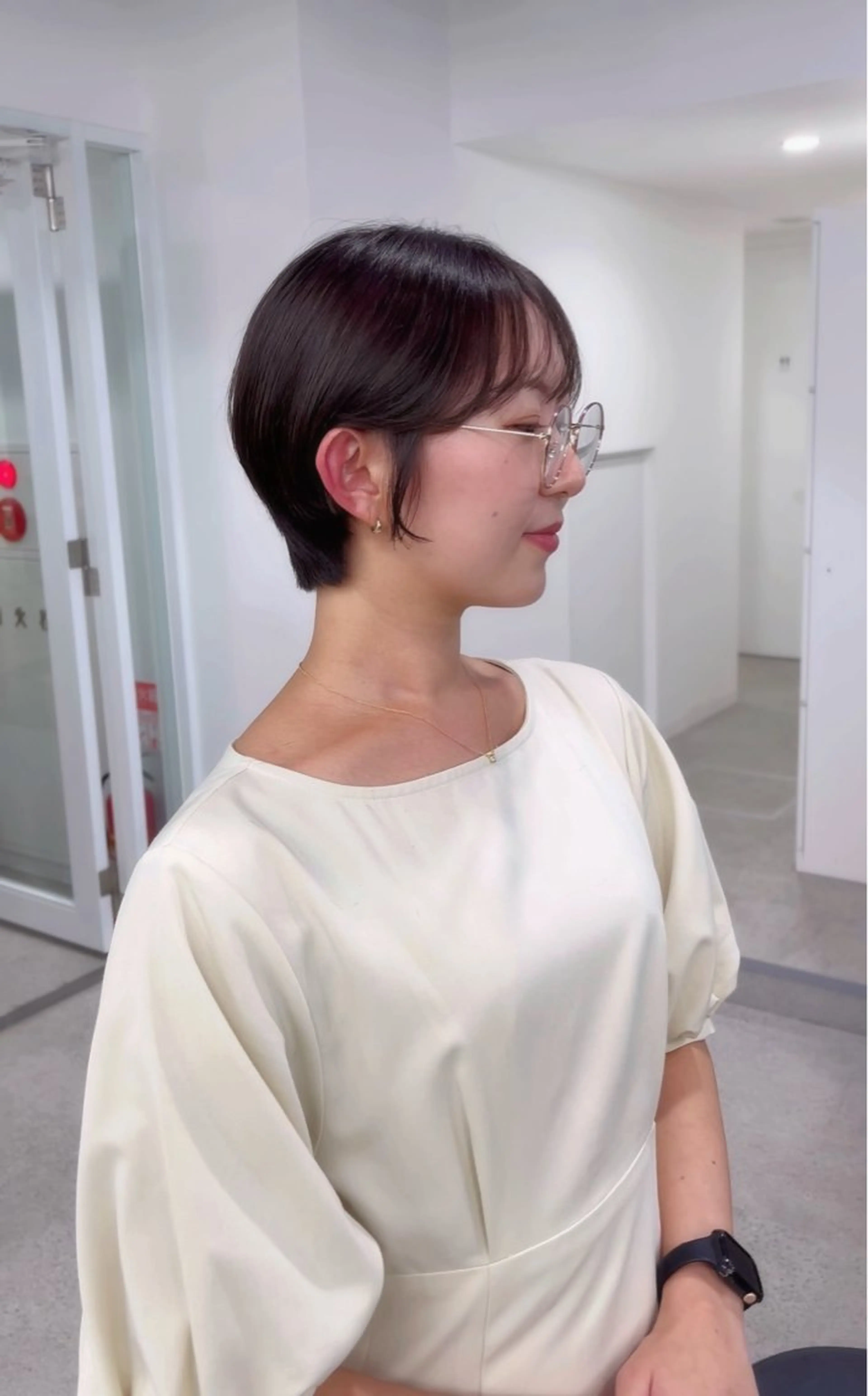 ショート モテヘア/グレージュ /ボブ/前原汐🎐のヘアスタイル