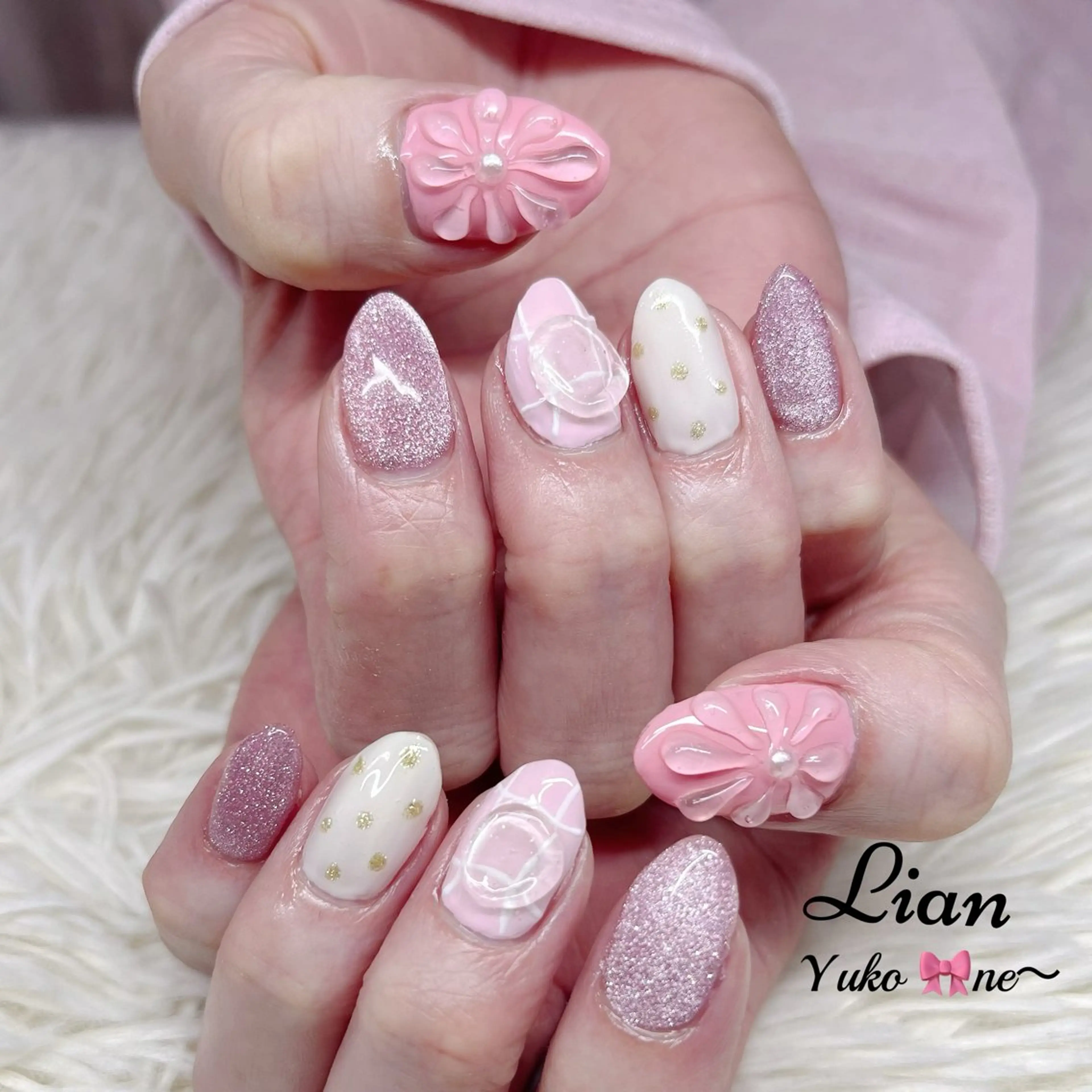 ネイル ハンドネイル ネイルサロン　Lian所属・Lian Yulilianのネイルデザイン