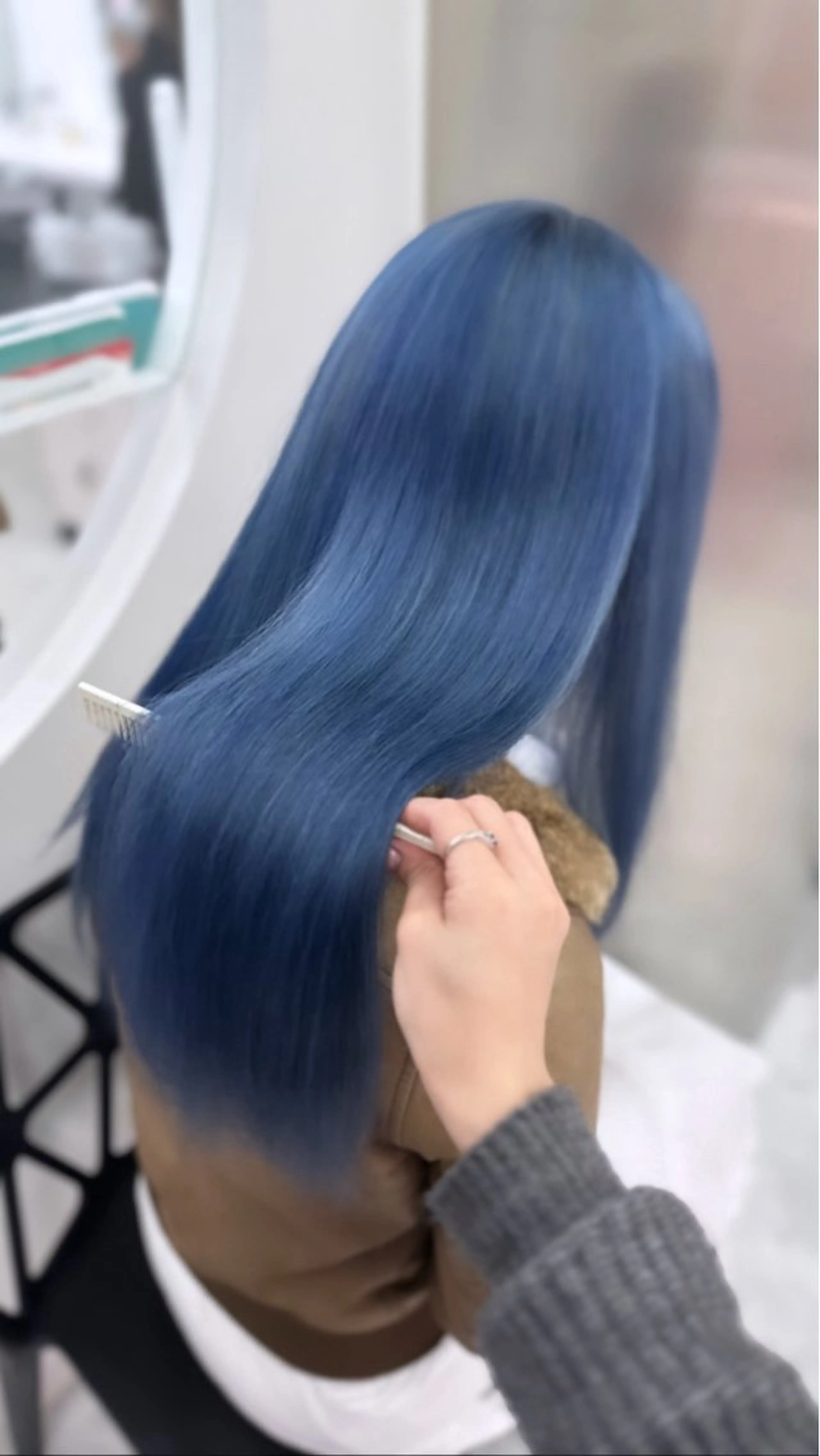 ロング カラー パーマ ヘアアレンジ メンズ キッズ ♥️韓国ヘア レイヤー♥️ゆりのヘアスタイル