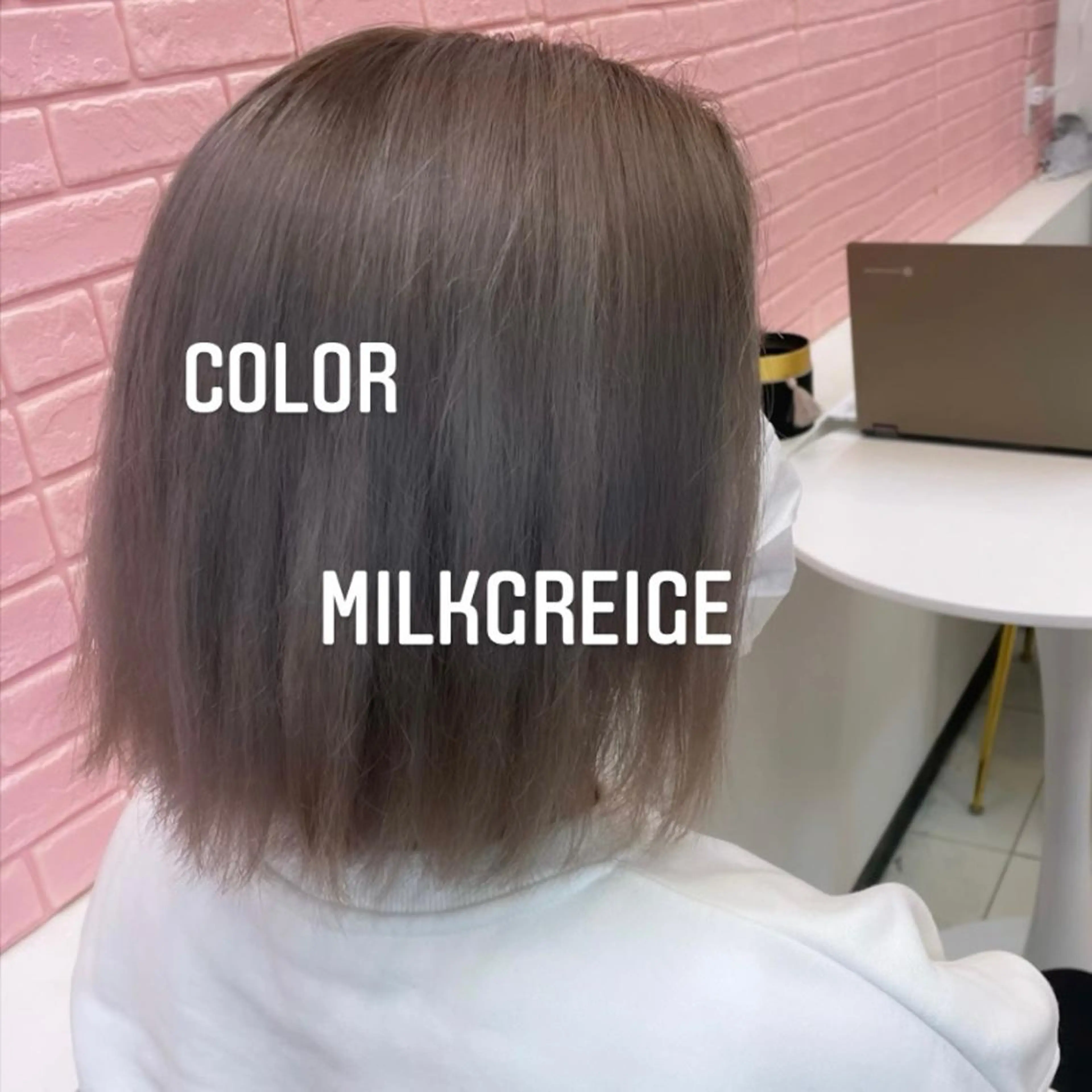 ショート カラー ヘアカラー トリートメント エクステ🩵ブリーチ 韓国ヘア🩵KAEのヘアスタイル