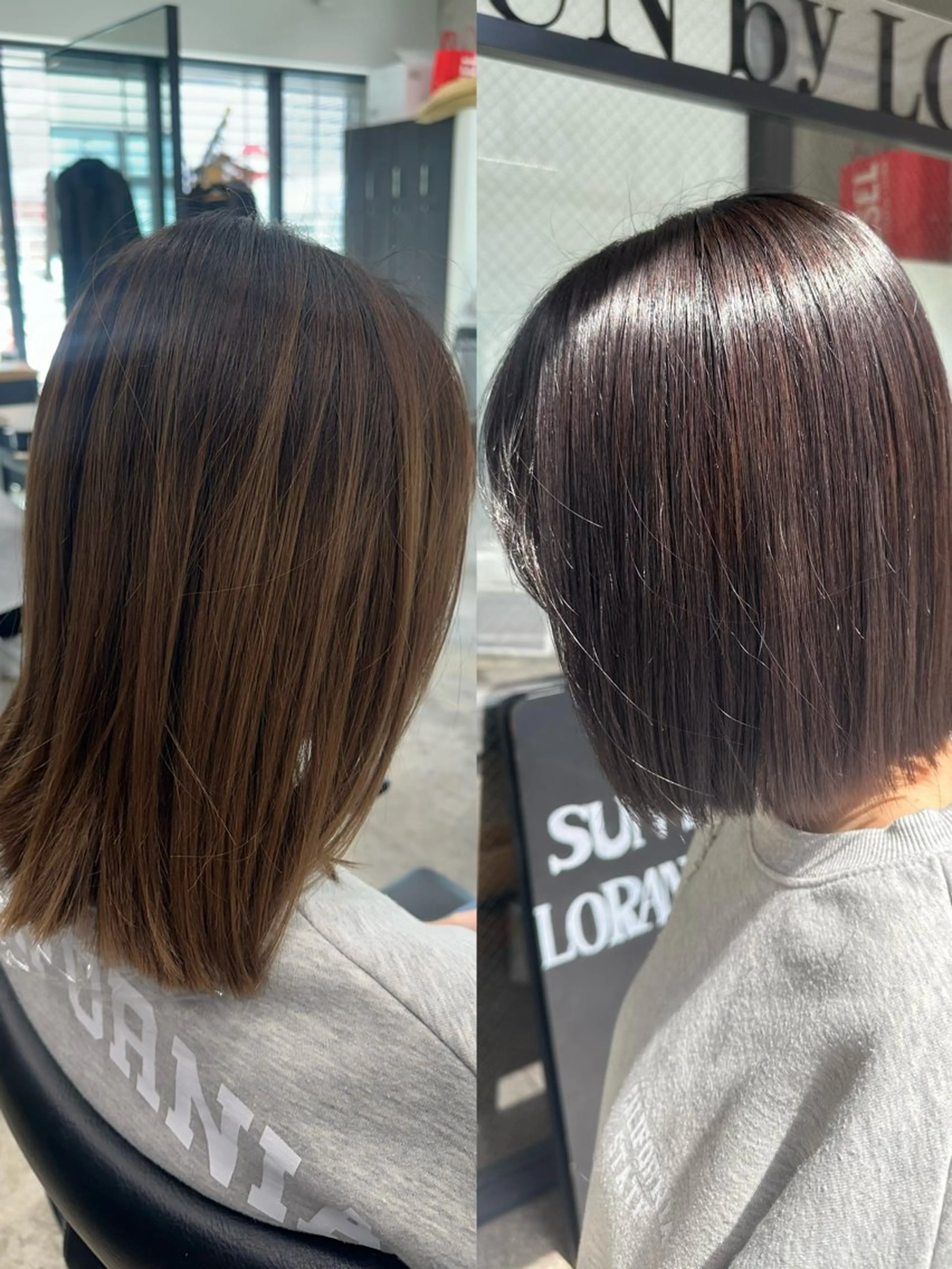 カラー おのだ あやなのヘアスタイル