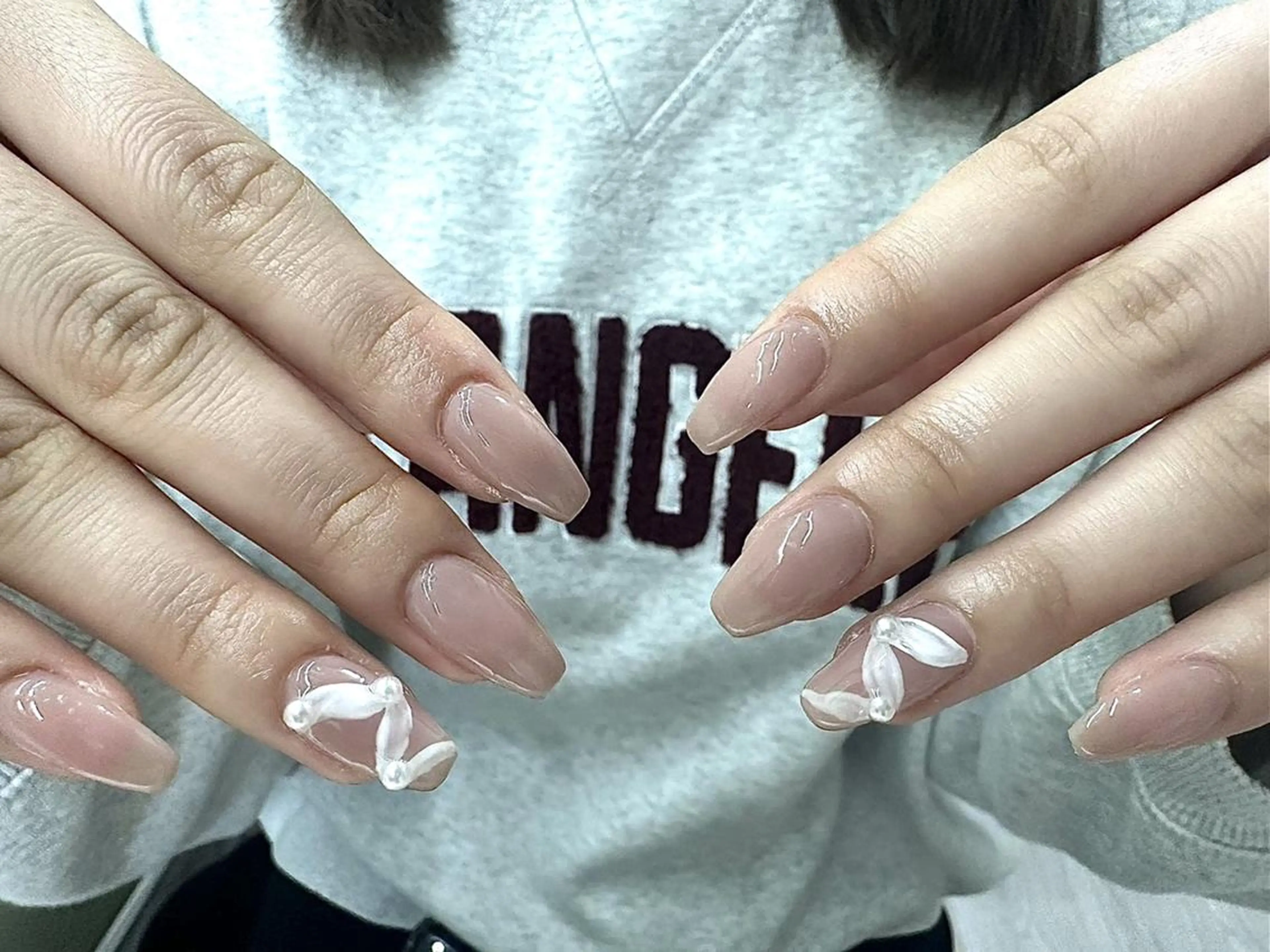 ネイル ハンドネイル na🎀🎀na ちゅるちゅるのネイルデザイン