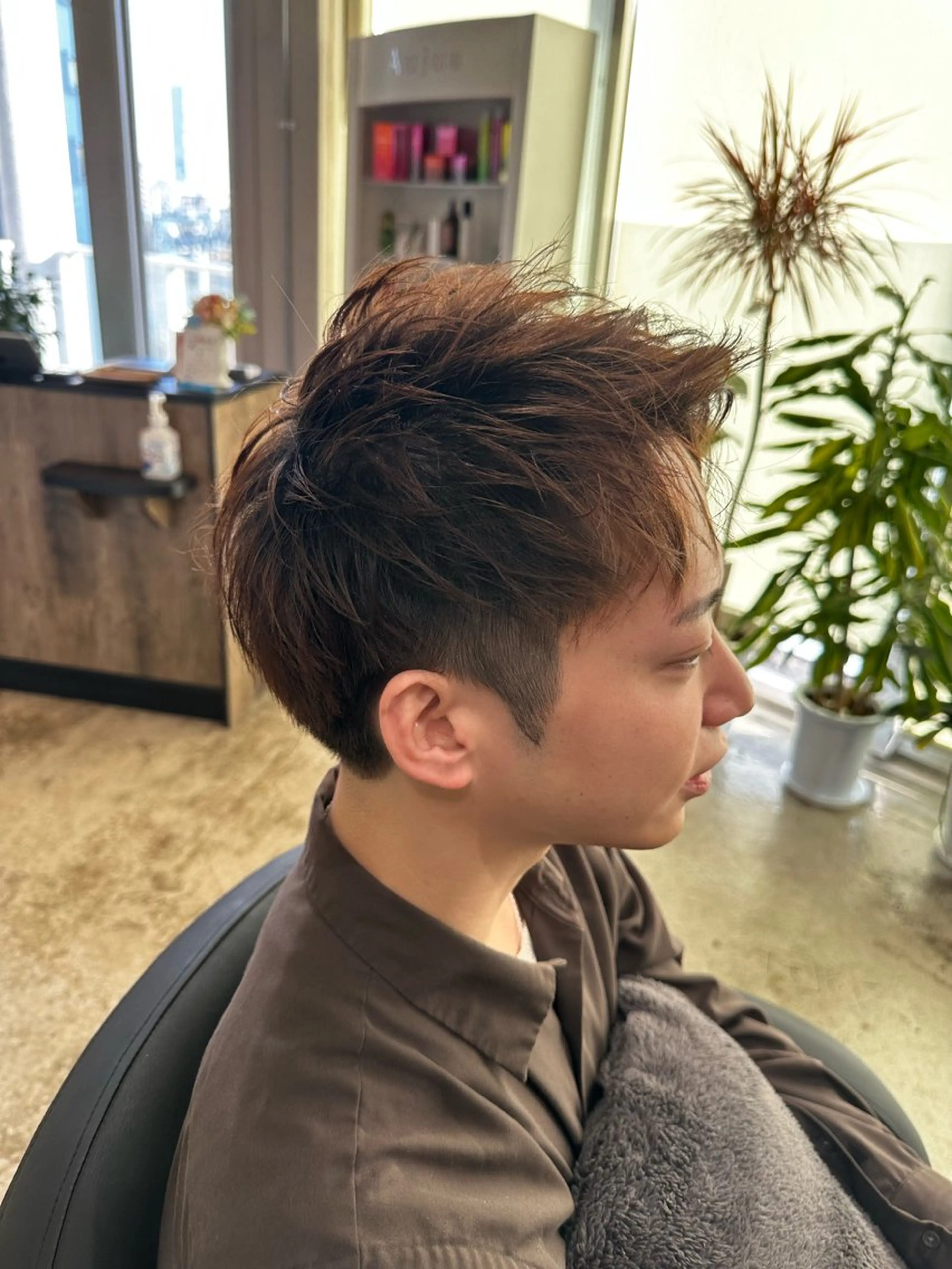 ショート メンズ カット ヘッドスパ ✨髪質改善/ブリーチ /ショート高山のヘアスタイル