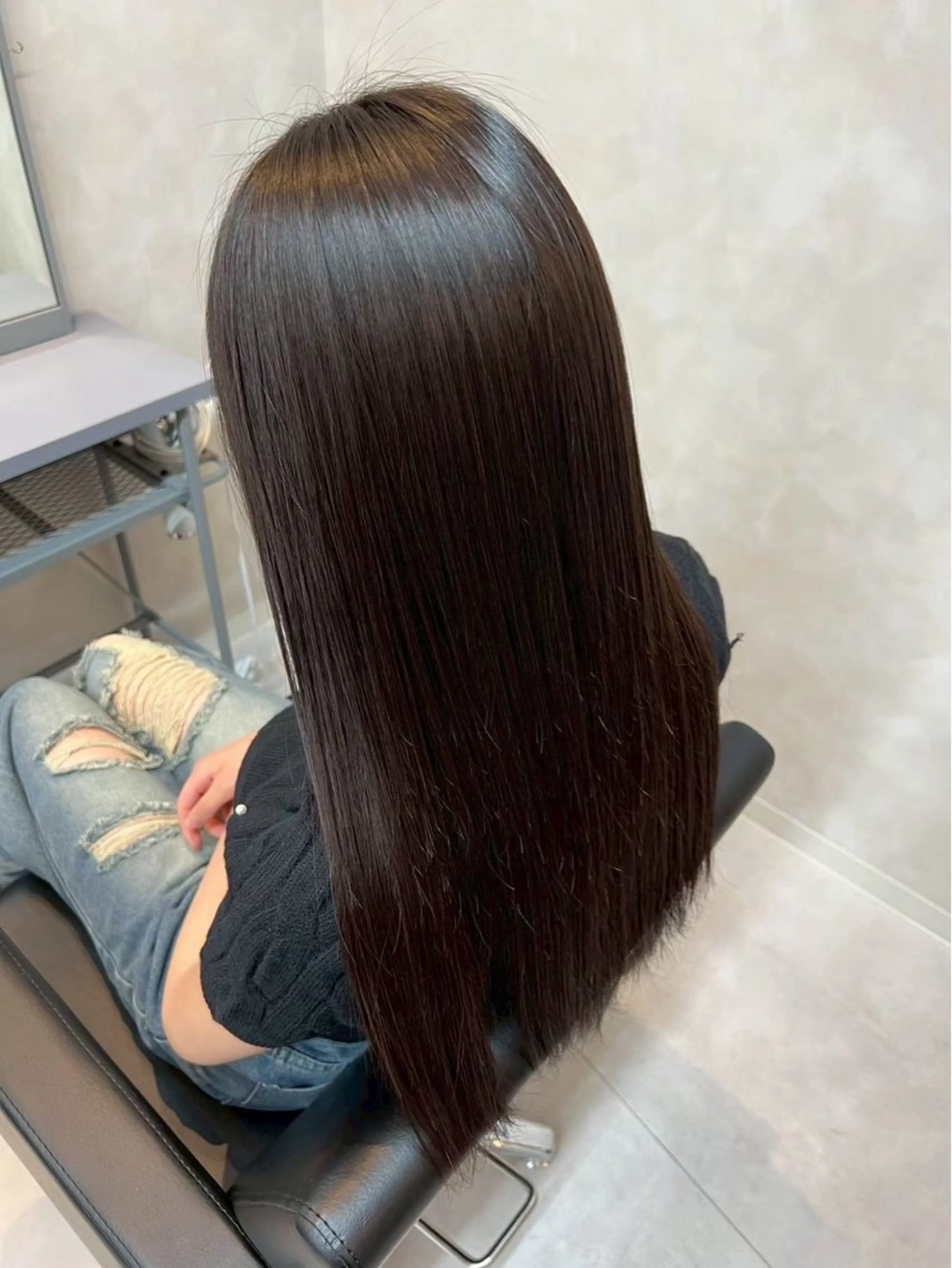 ロング カット 茶谷 沙穂のヘアスタイル