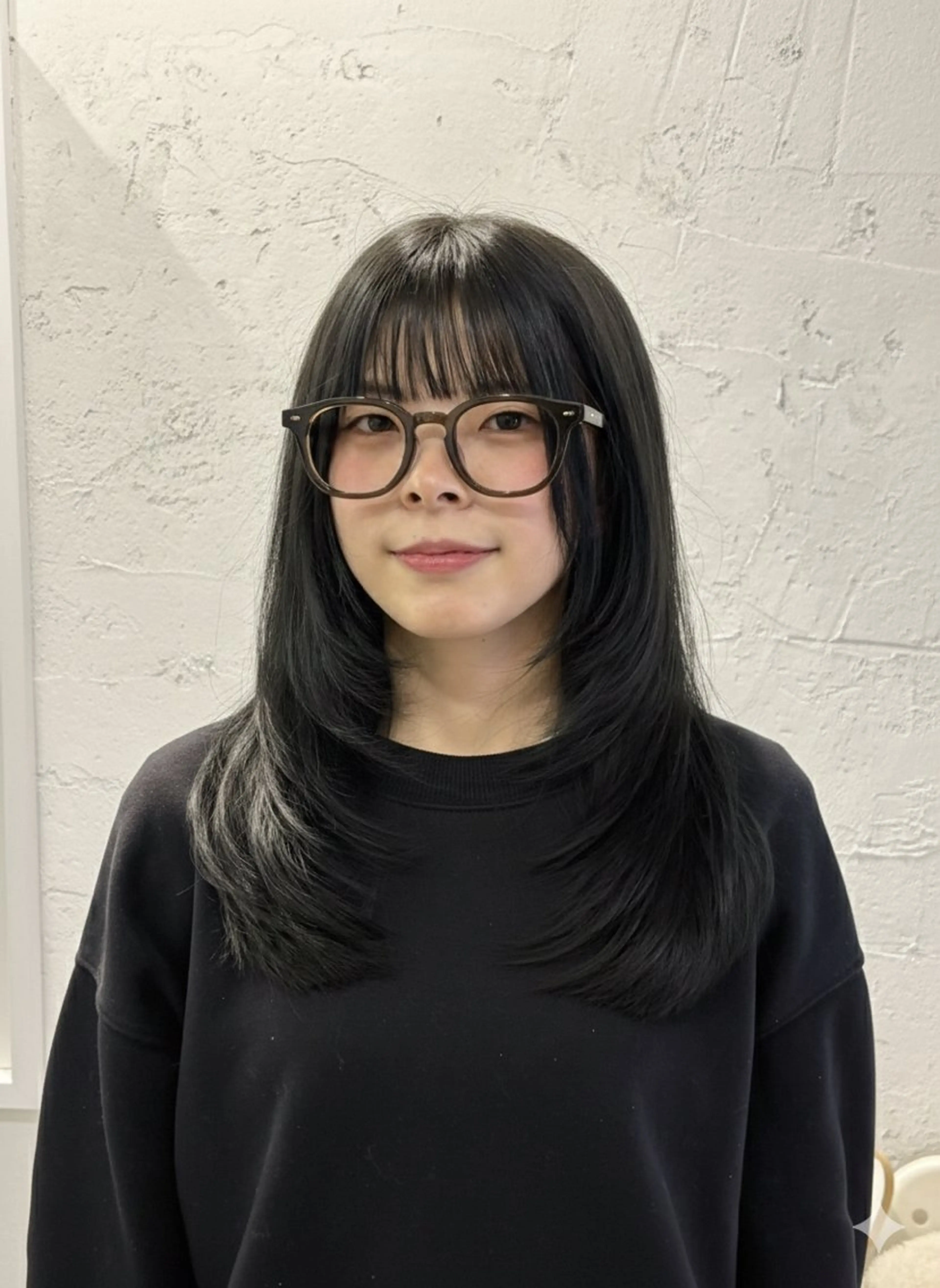 ロング カット 透明感カラー ／ カット ／ コハのヘアスタイル