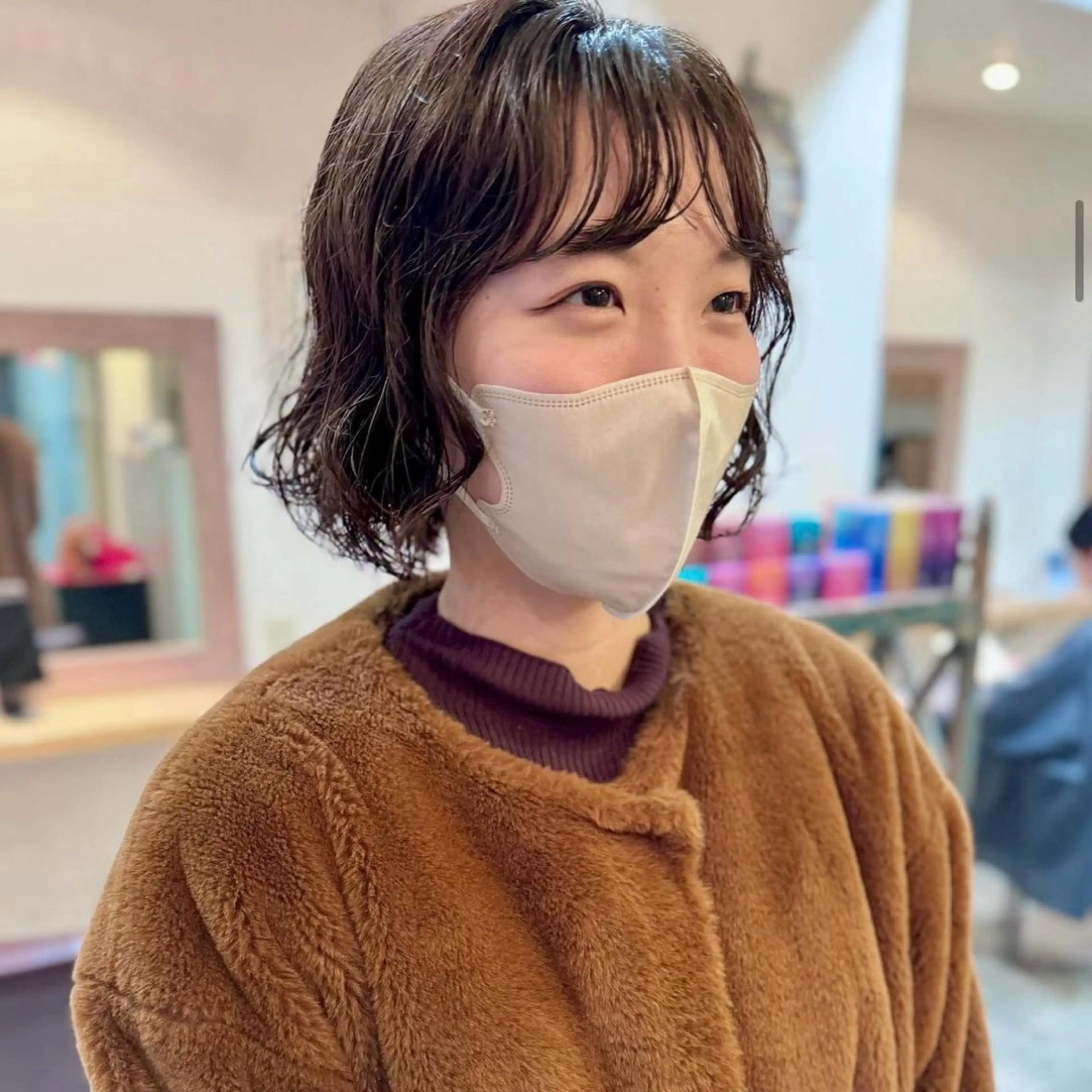 ミディアム パーマ ミディアムパーマ ボブ gotoday shaire salon 神戸三宮所属・ショート/パーマ/ MIOのヘアスタイル