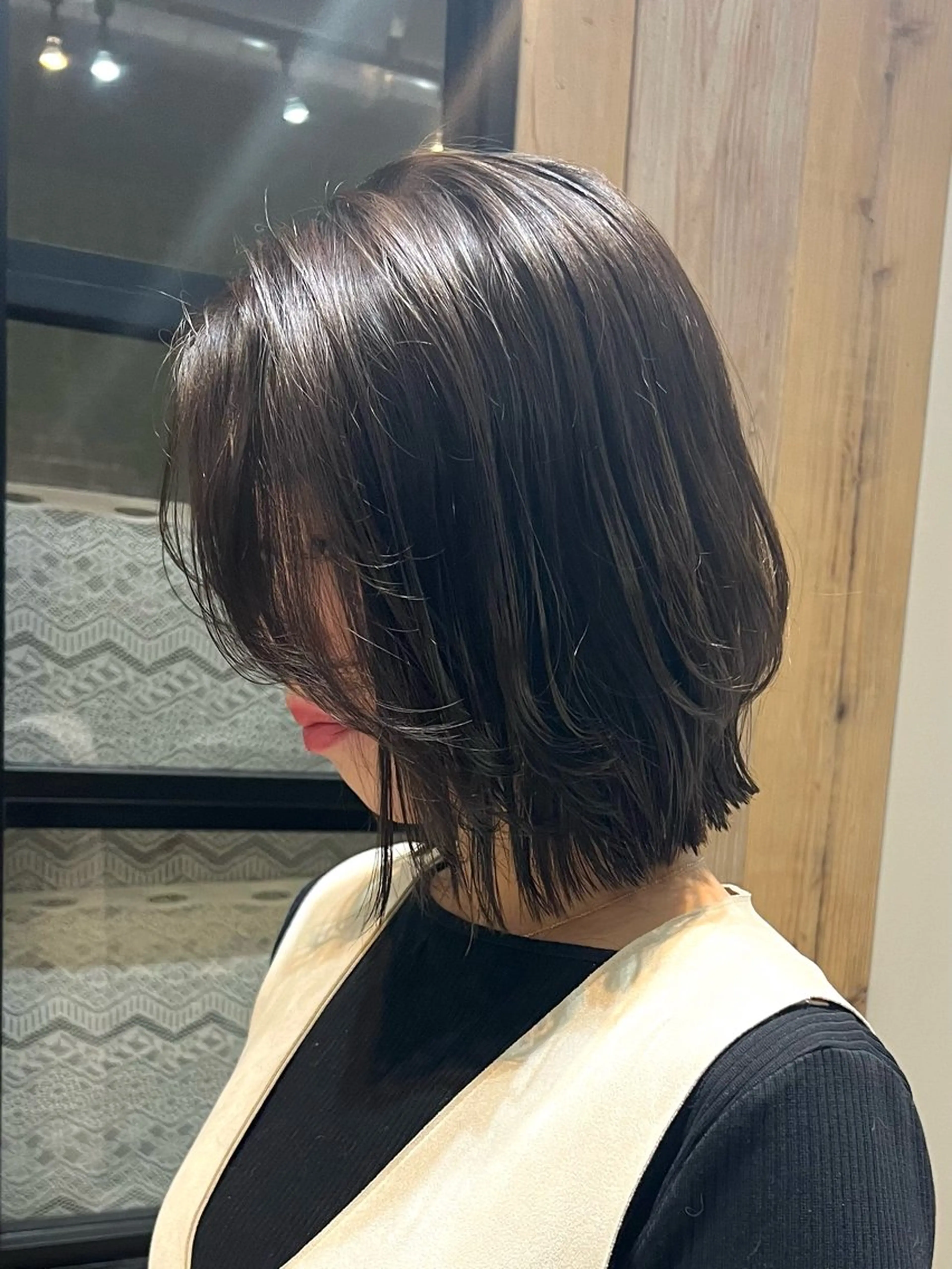 ショート ボブレイヤー ボブ レイヤーカット カット トリートメント しおり/パーマ/ newi町田のヘアスタイル