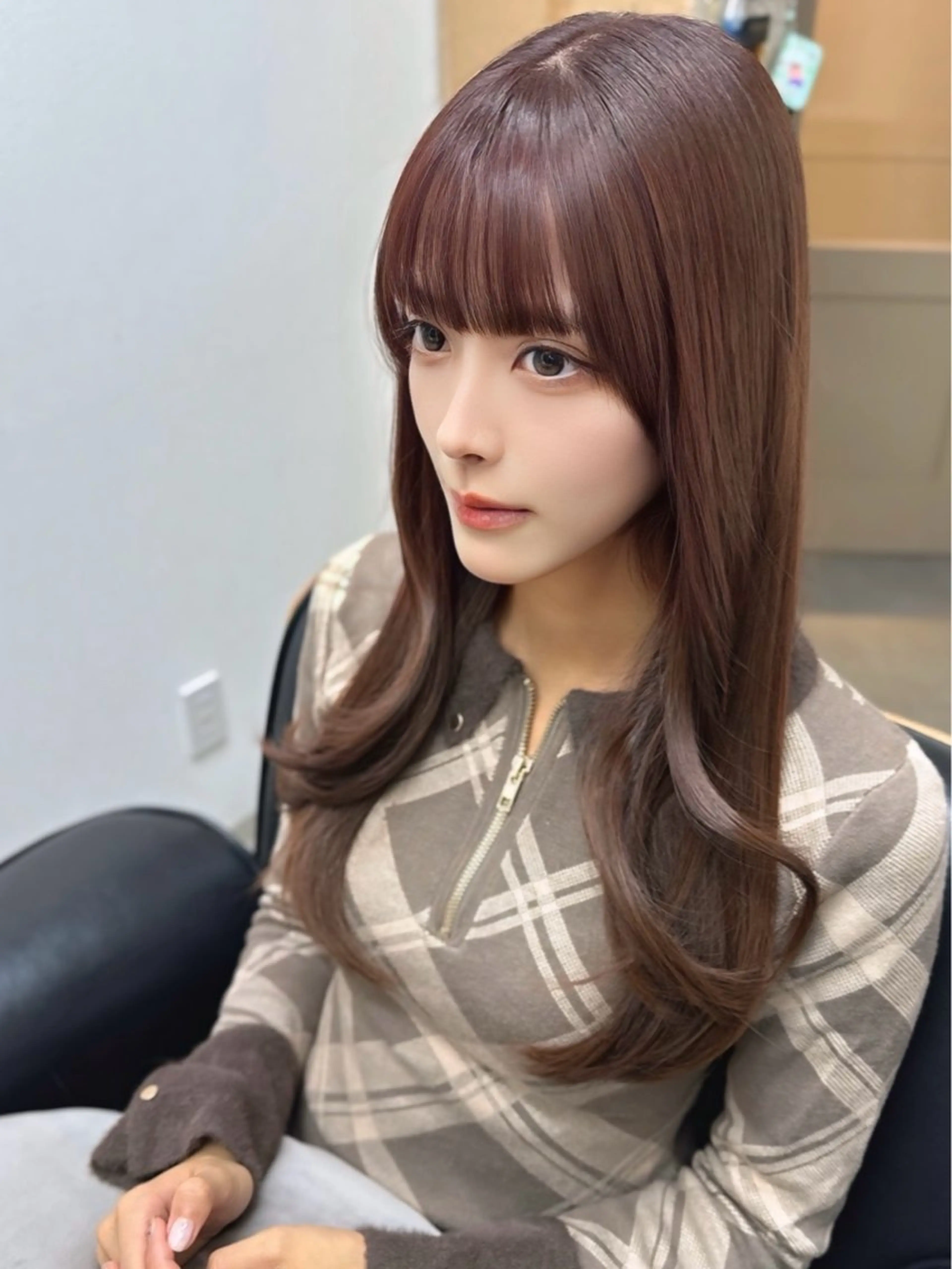 ロング カラー アディクシーカラー イルミナカラー クオルシアカラー 髪質改善 韓国風ヘア カット ヘアカラー トリートメント The Apartment of Solon 船橋 2nd所属・艶髪改善師/高橋潤 /NEO髪質改善のヘアスタイル