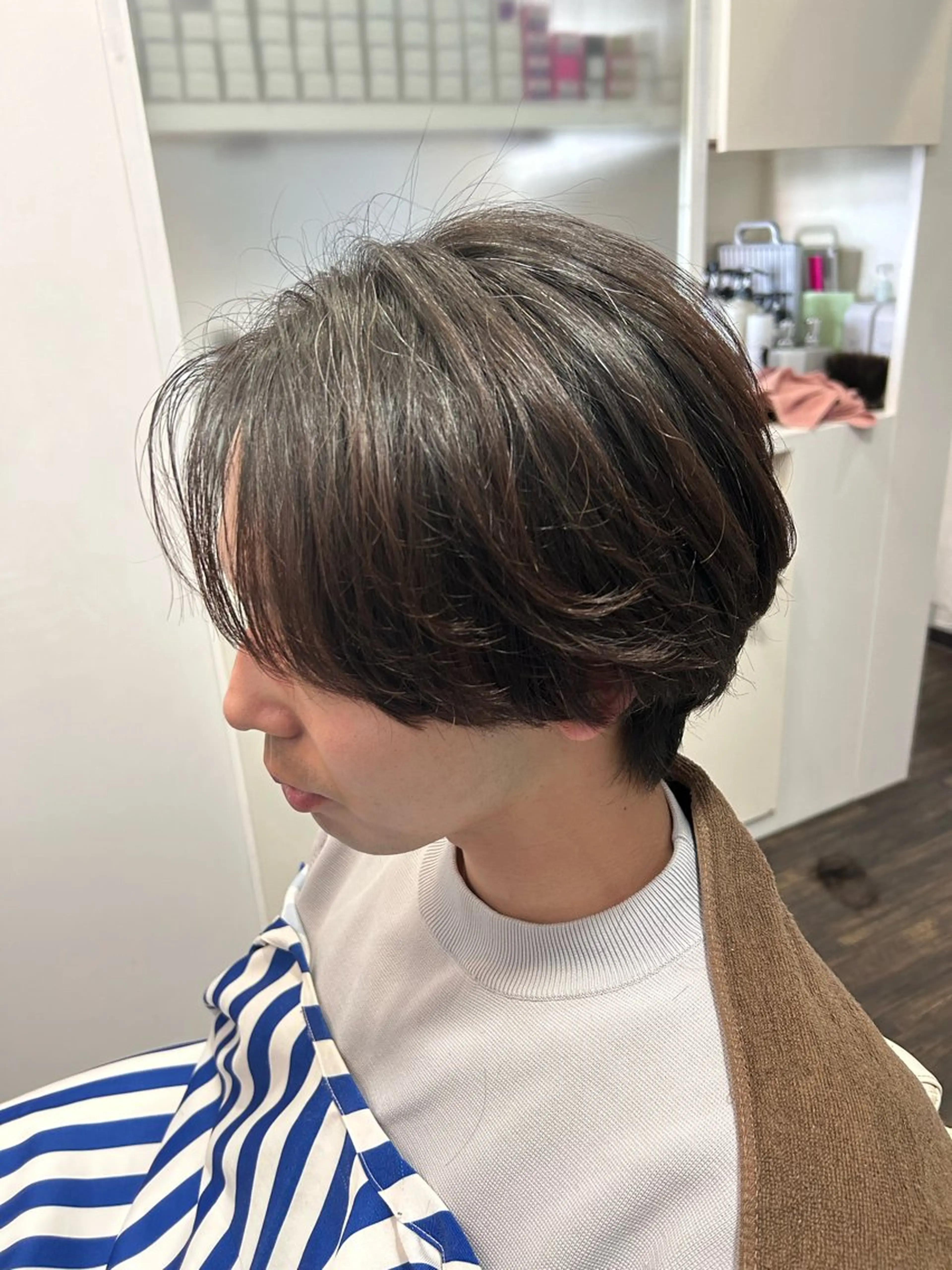 ミディアム Act hair所属・カットモデル募集中/ 共和/大場和哉のヘアスタイル