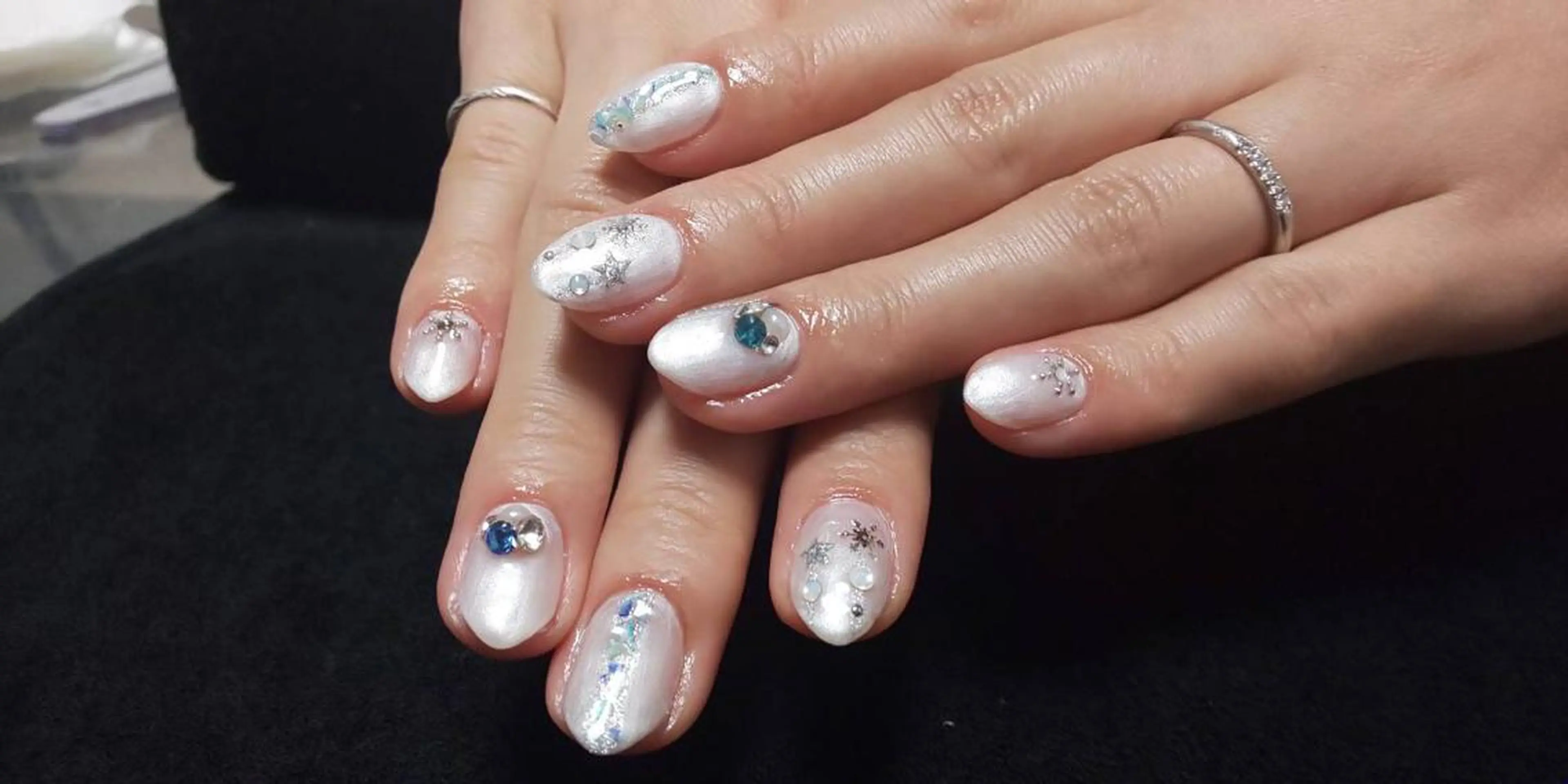 ネイル ハンドネイル Mana‪ ‪·͜· ❤︎‬のネイルデザイン