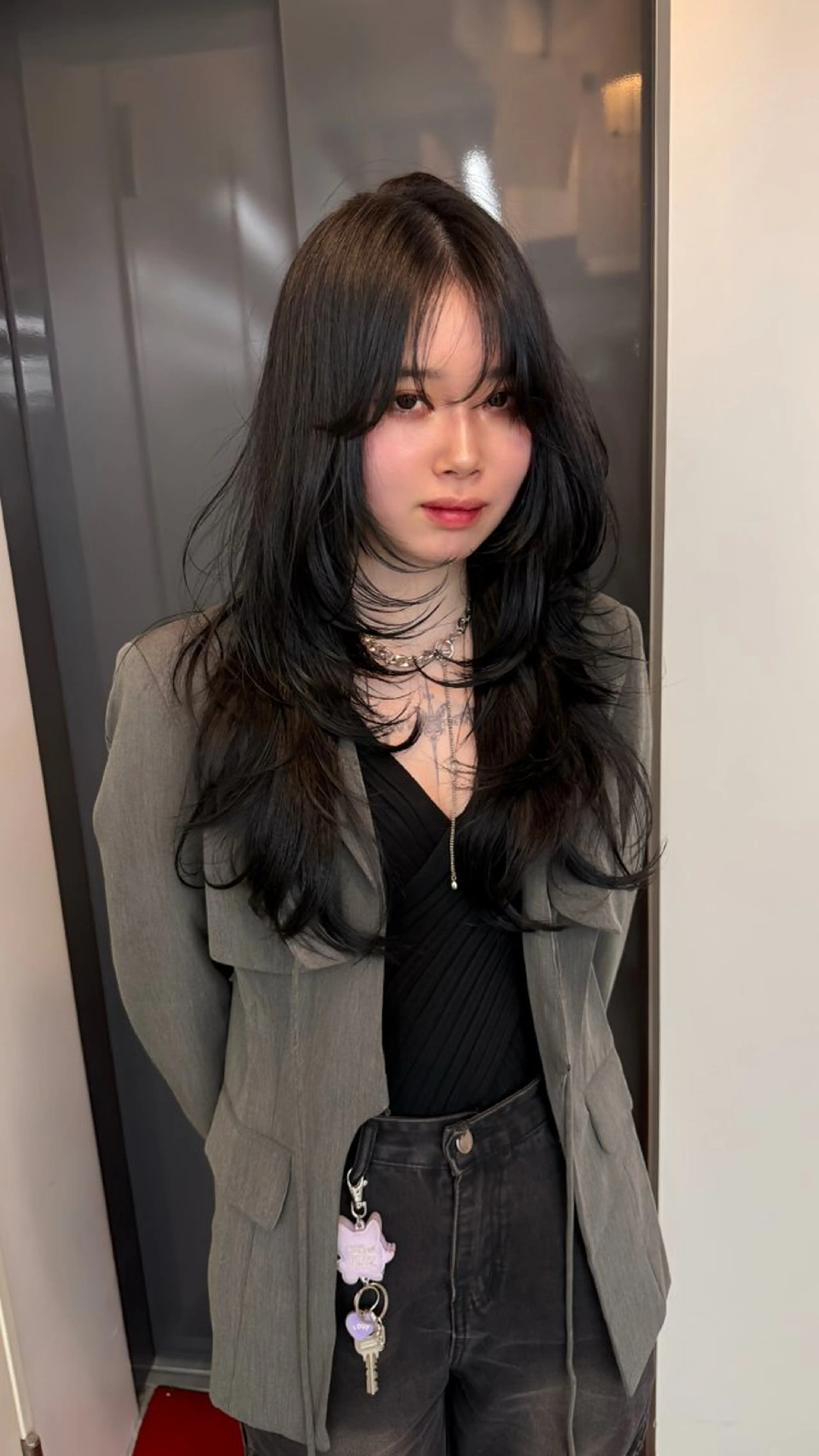 ロング カット トリートメント レイヤー/ハッシュ カット【春道】のヘアスタイル