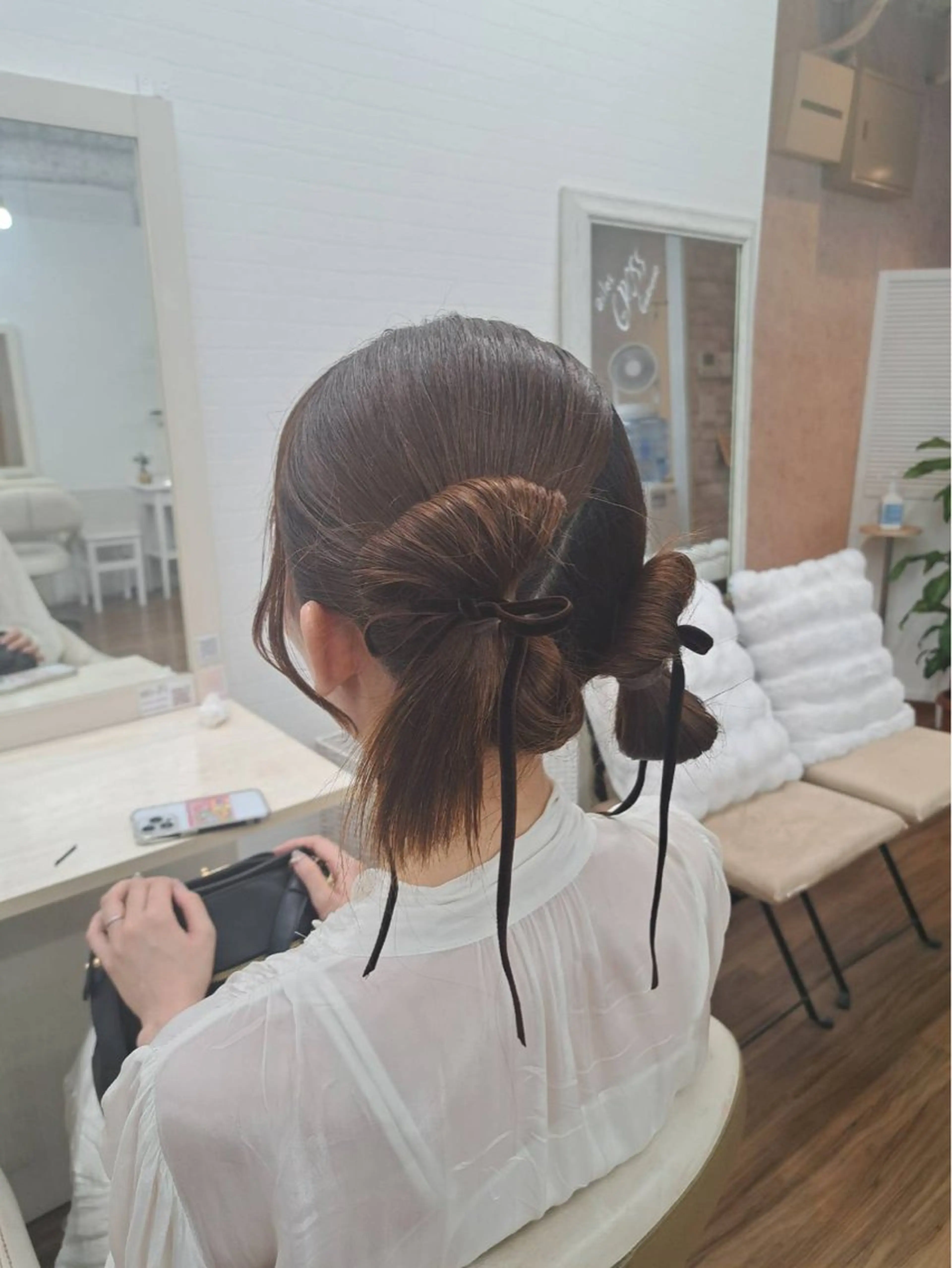 ヘアアレンジ ヘアセット GLOSS 心斎橋 山上のヘアスタイル