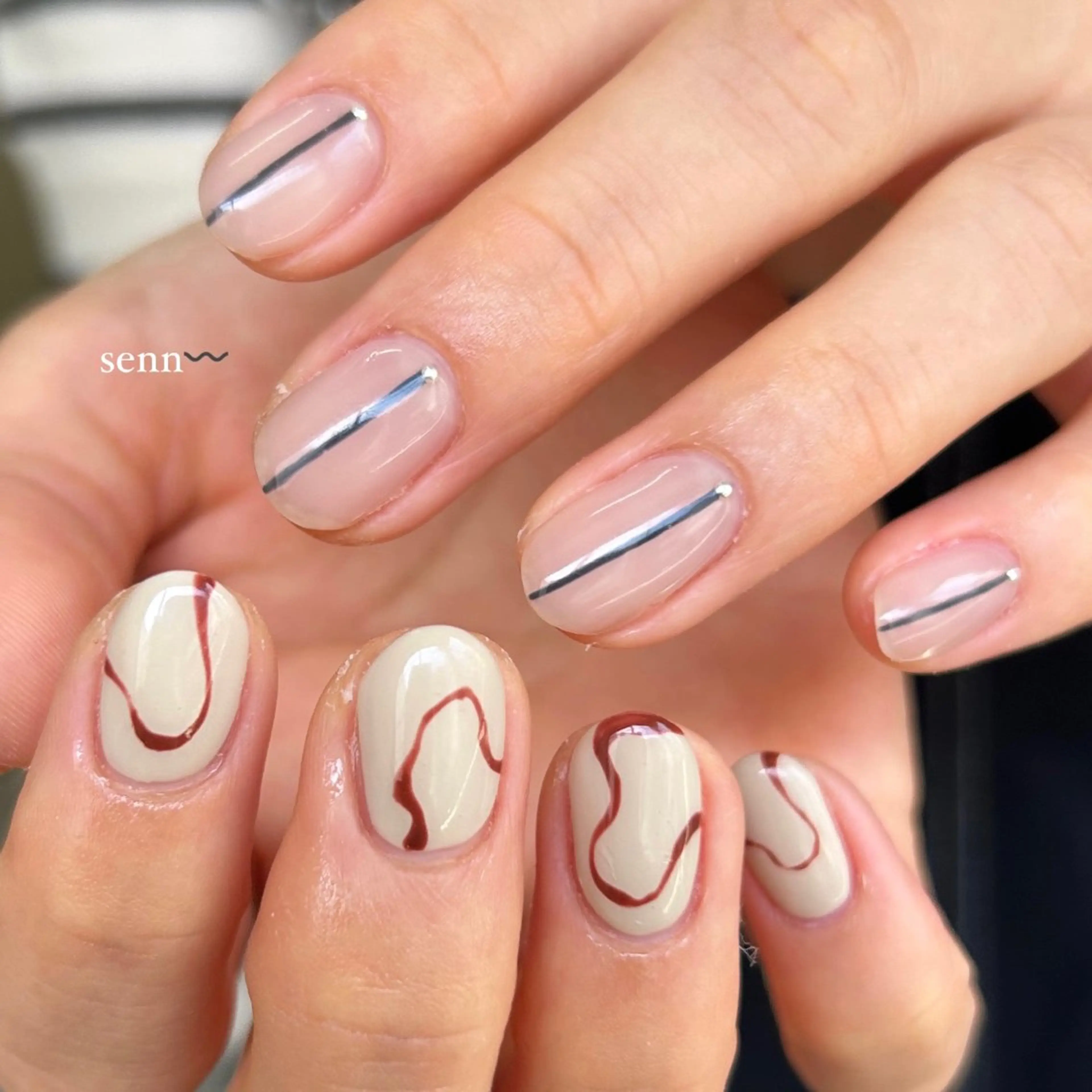 ネイル ハンドネイル scré as Ételのネイルデザイン