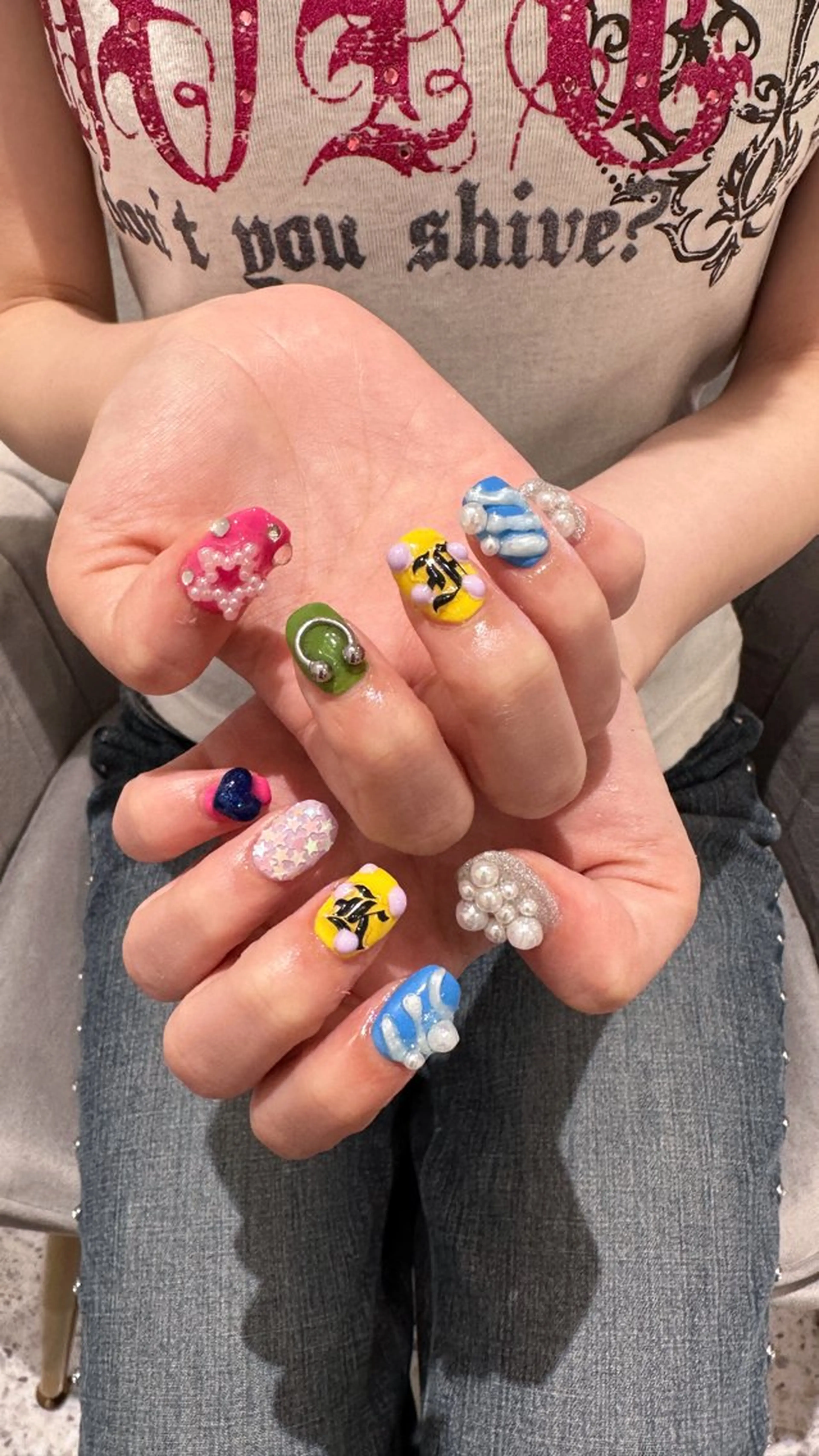 ネイル ハンドネイル 👽個性派ネイル🎀 komachiのヘアスタイル