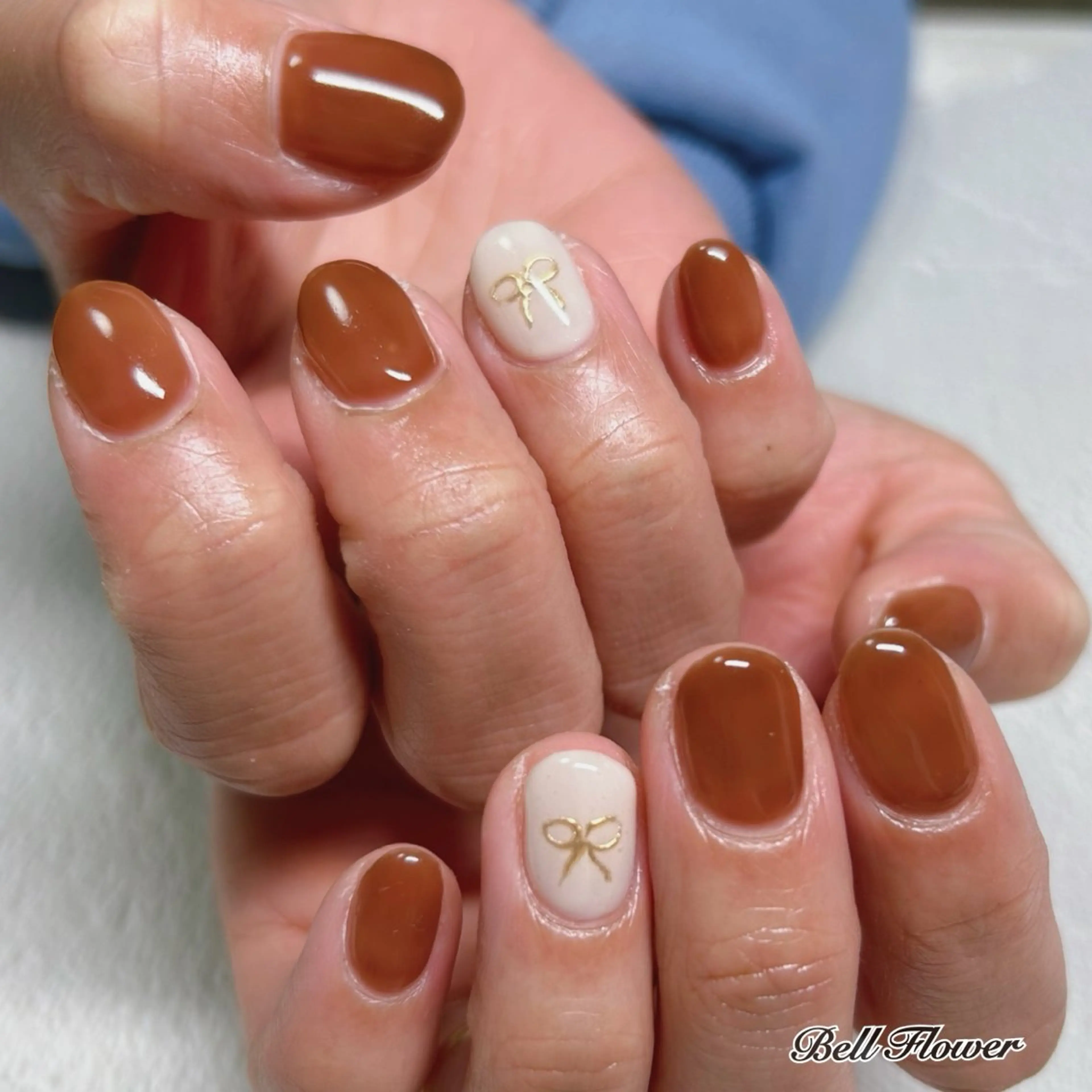 ネイル ハンドネイル Bell Flowerのネイルデザイン