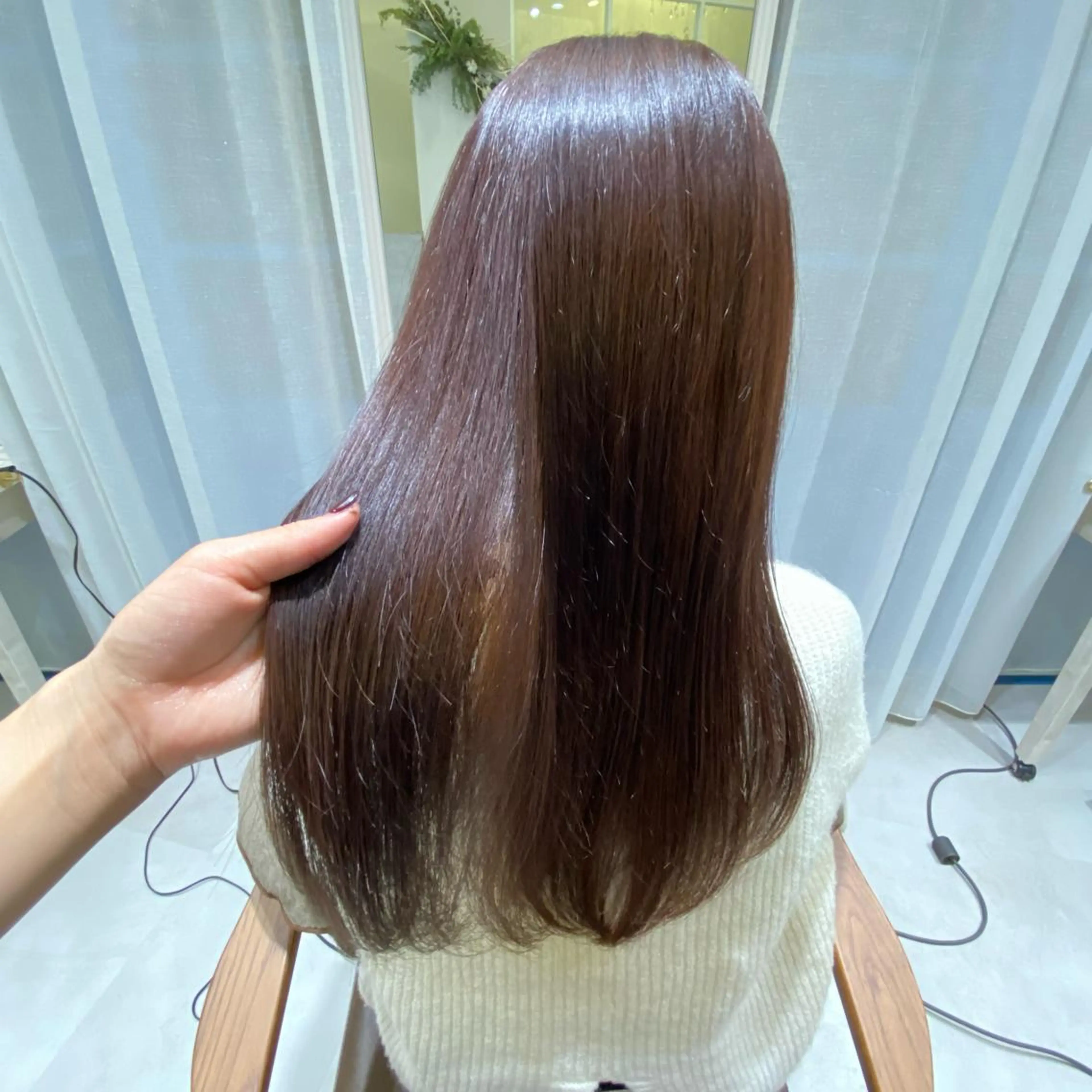 ロング 大久保 優香のヘアスタイル