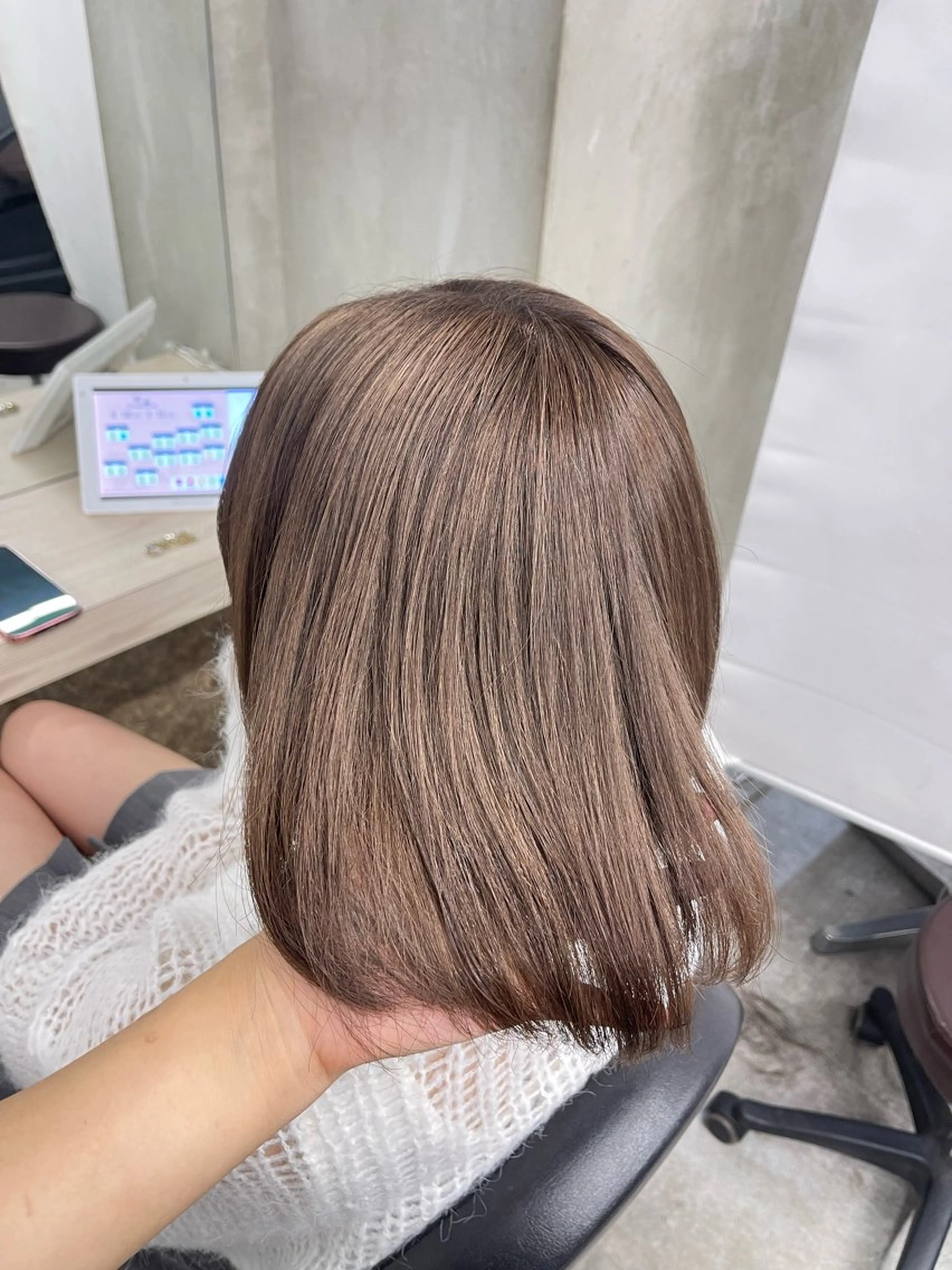 カラー haruna🤍 中韓mix✨のヘアスタイル